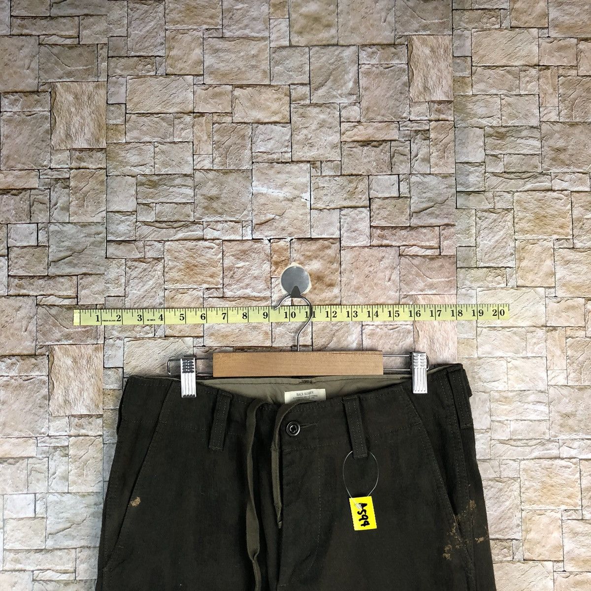 Japanese Brand Back Number Green Cargo Multipocket Pants #A594 Size US 30 / EU 46 - 4 Thumbnail