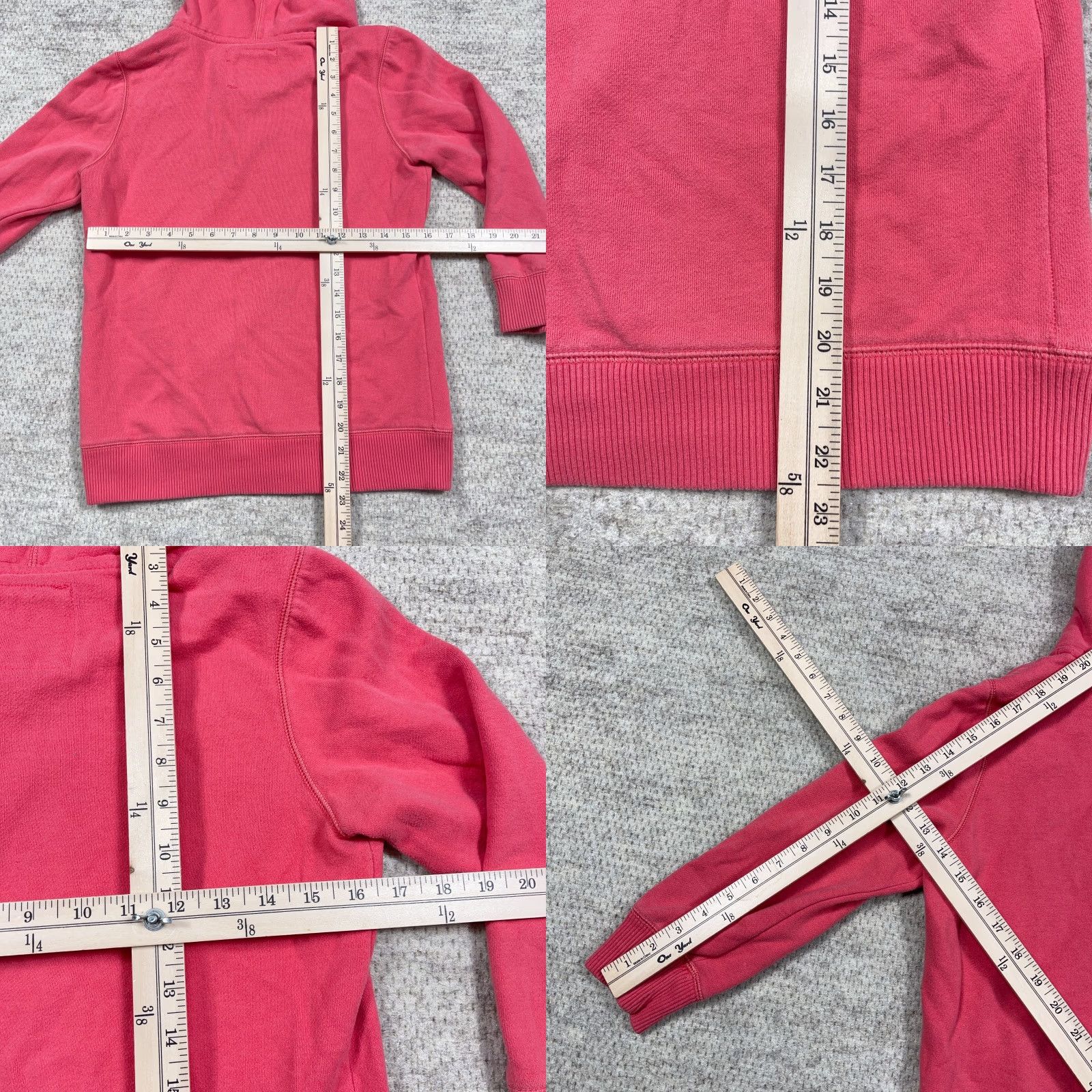American Eagle Outfitters Vintage American Eagle Hoodie Women Medium Pink Full Zip Jacket 3/4 Sleeve Size M / US 6-8 / IT 42-44 - 8 Thumbnail