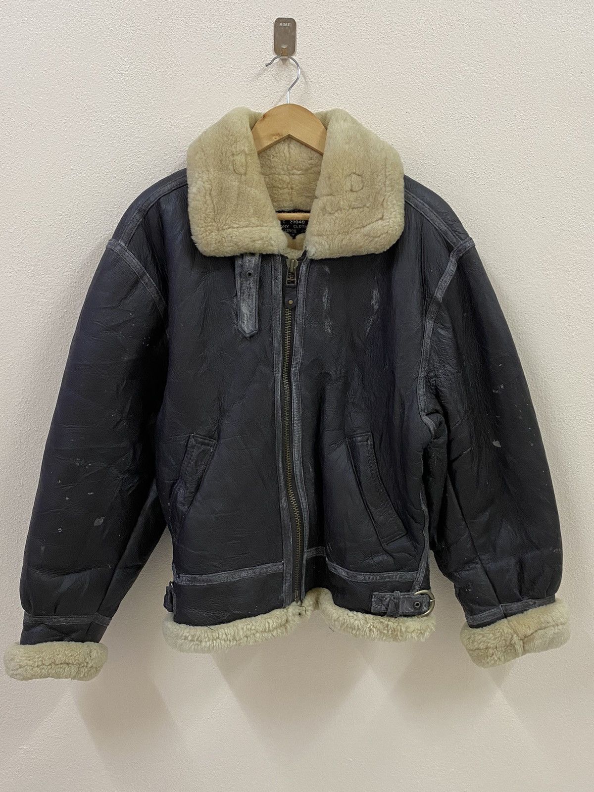 B 3 × Military × Vintage Vintage B3 Military Air Force Leather Jacket |  Grailed