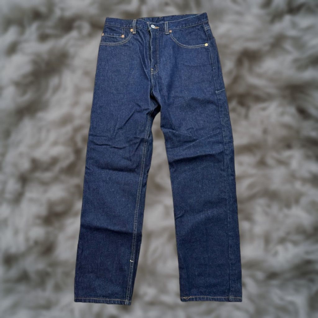 Levi's VINTAGE Levi's Jeans 505 Mens 32 x 30 Blue Denim 90s Baggy Straight Leg USA Mexico Relaxed Jeans Size US 32 / EU 48 - 1 Thumbnail