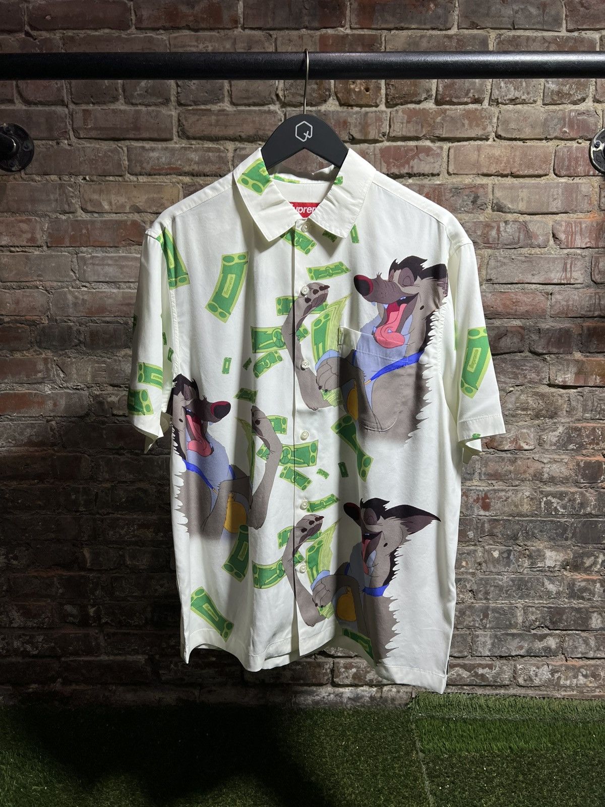 Supreme Supreme All Dogs Go To Heaven Button Up White Sz. M Size US M / EU 48-50 / 2 - 1 Thumbnail