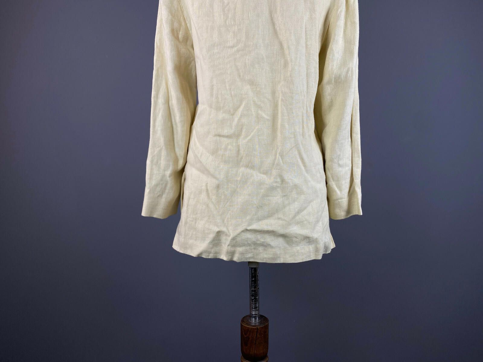 Kenzo Ladies Kenzo Jungle Beige Button Down Blazer Jacket Size 38 Size M / US 6-8 / IT 42-44 - 7 Thumbnail