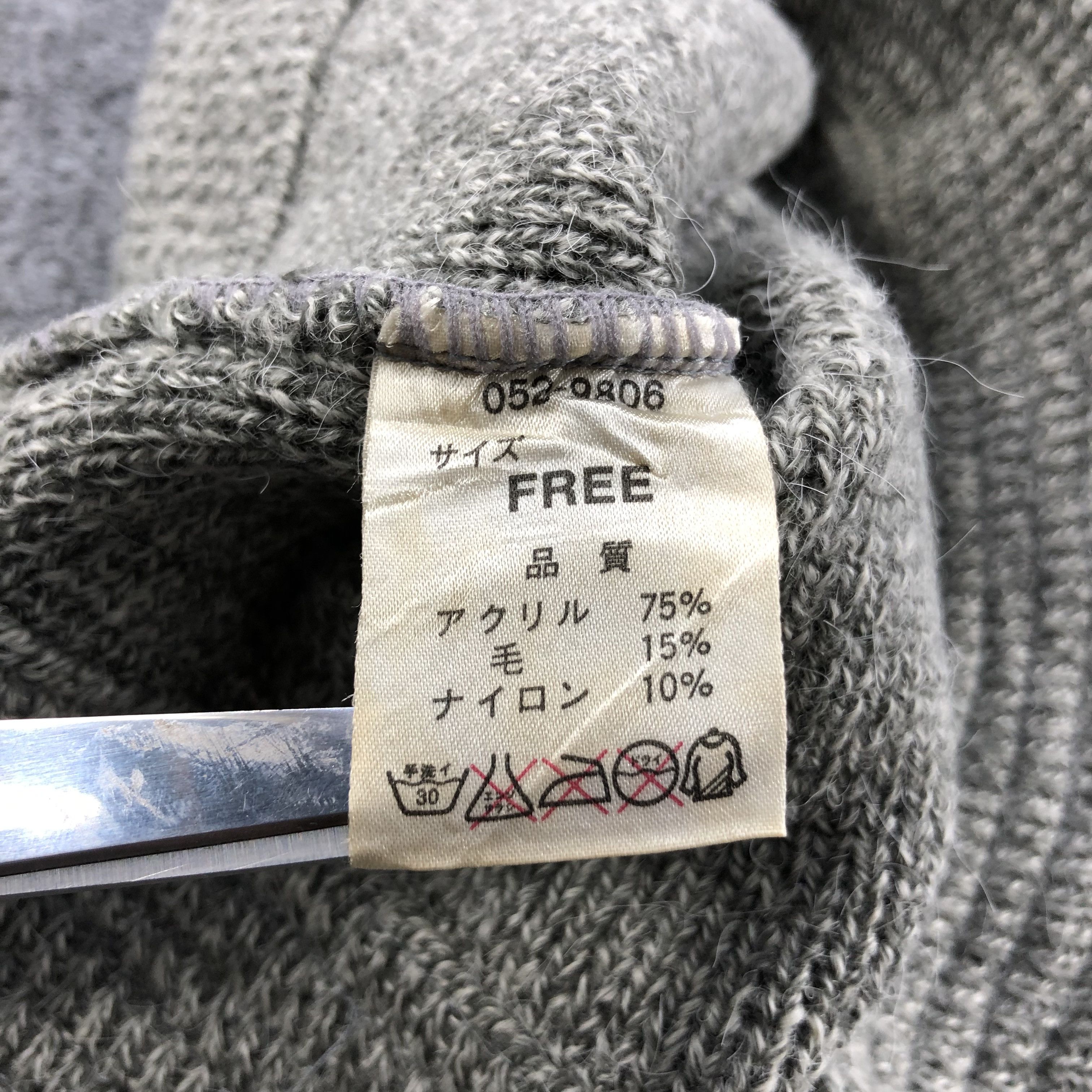 Kensho Abe Kensho Abe Grey Bucket Hat Beanie Snowcap Snow Hat B367 Size ONE SIZE - 6 Thumbnail