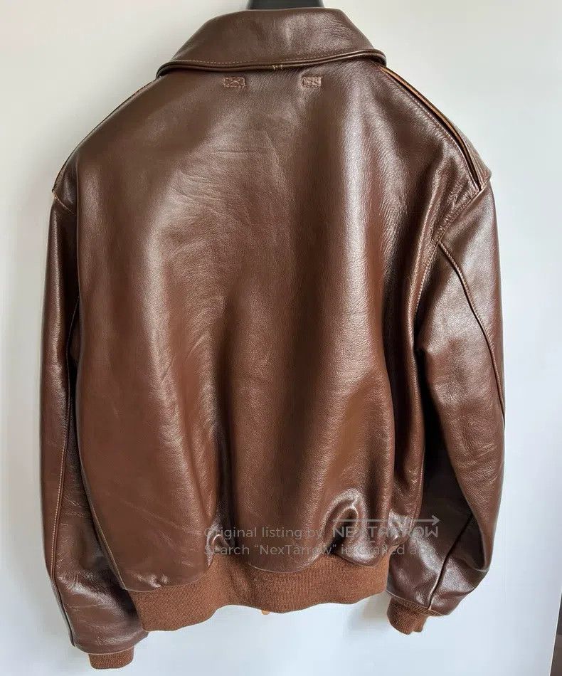 The Real McCoy's The Real McCoys A2 leather coat Size US XL / EU 56 / 4 - 2 Thumbnail