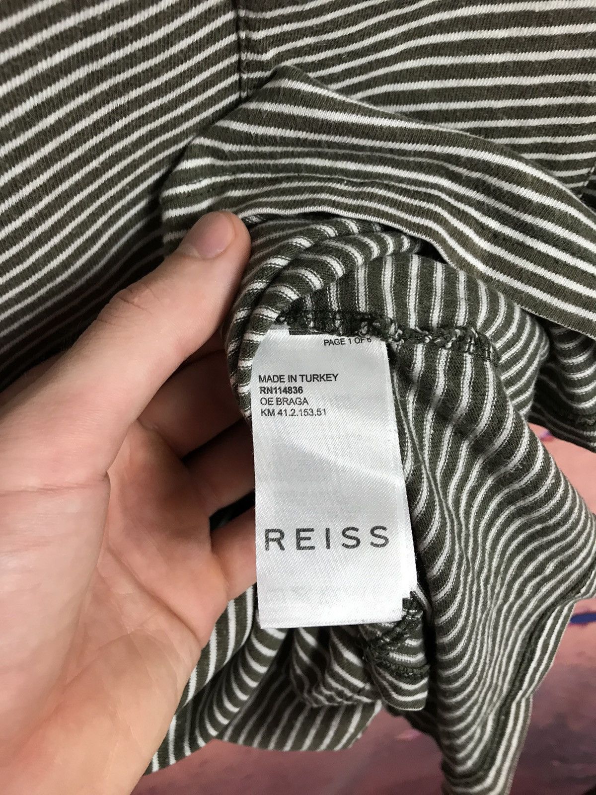 Reiss Reiss luxury streetwear tee Size US S / EU 44-46 / 1 - 4 Thumbnail