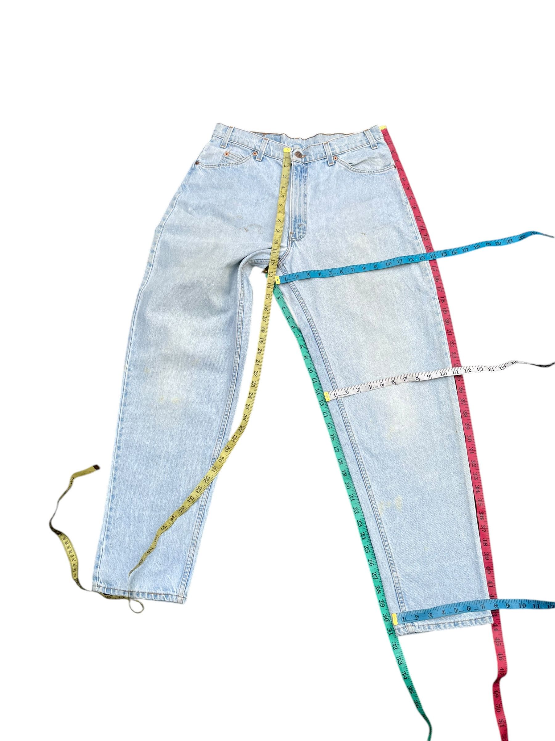 Levi's Vintage 1996 Levis 560 Orange Tab Faded Wash Denim Size US 34 / EU 50 - 9 Thumbnail