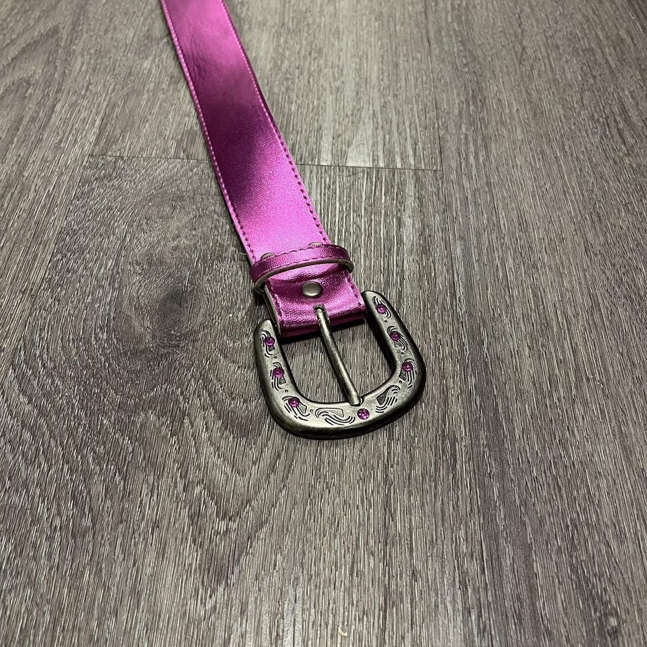 Other Y2k 2000s Rhinestone Pink Belt Size ONE SIZE - 4 Thumbnail