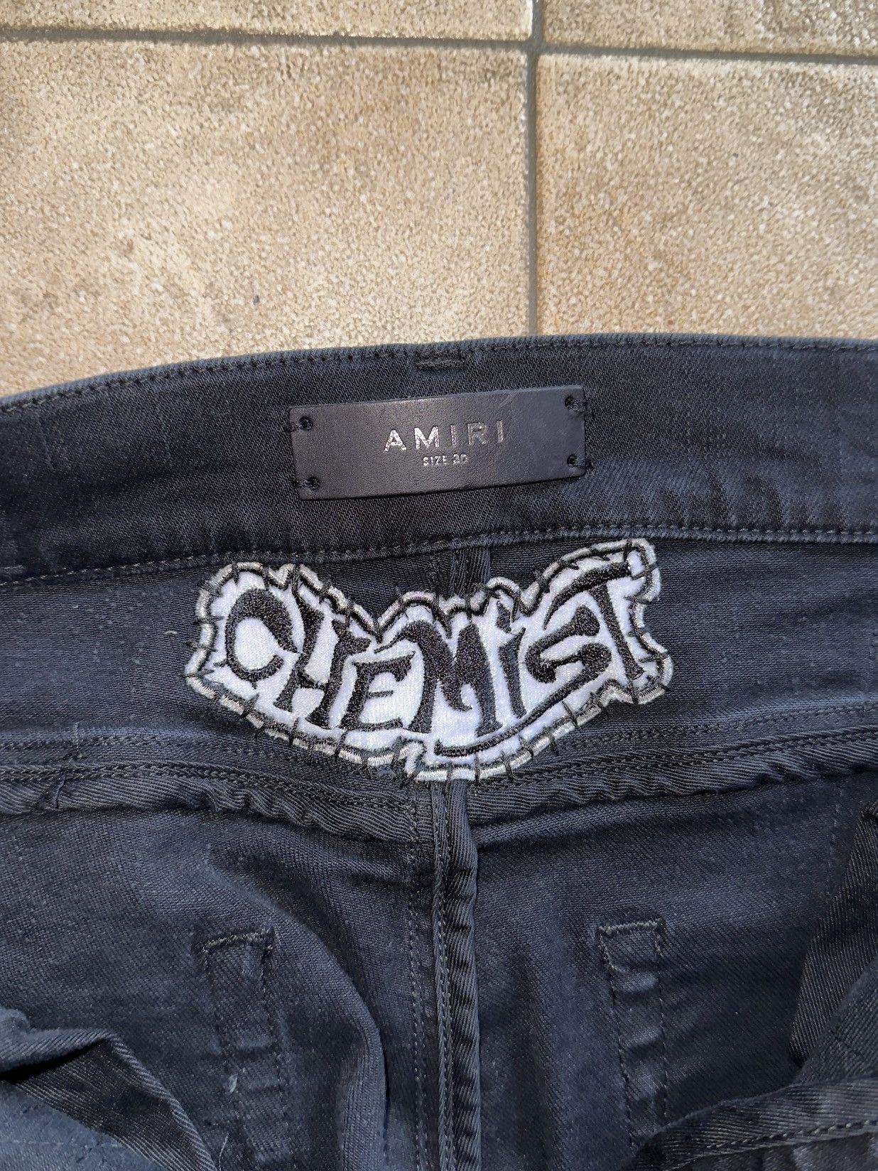 Amiri Amiri Chemist leather star aged jeans Size US 30 / EU 46 - 8 Thumbnail