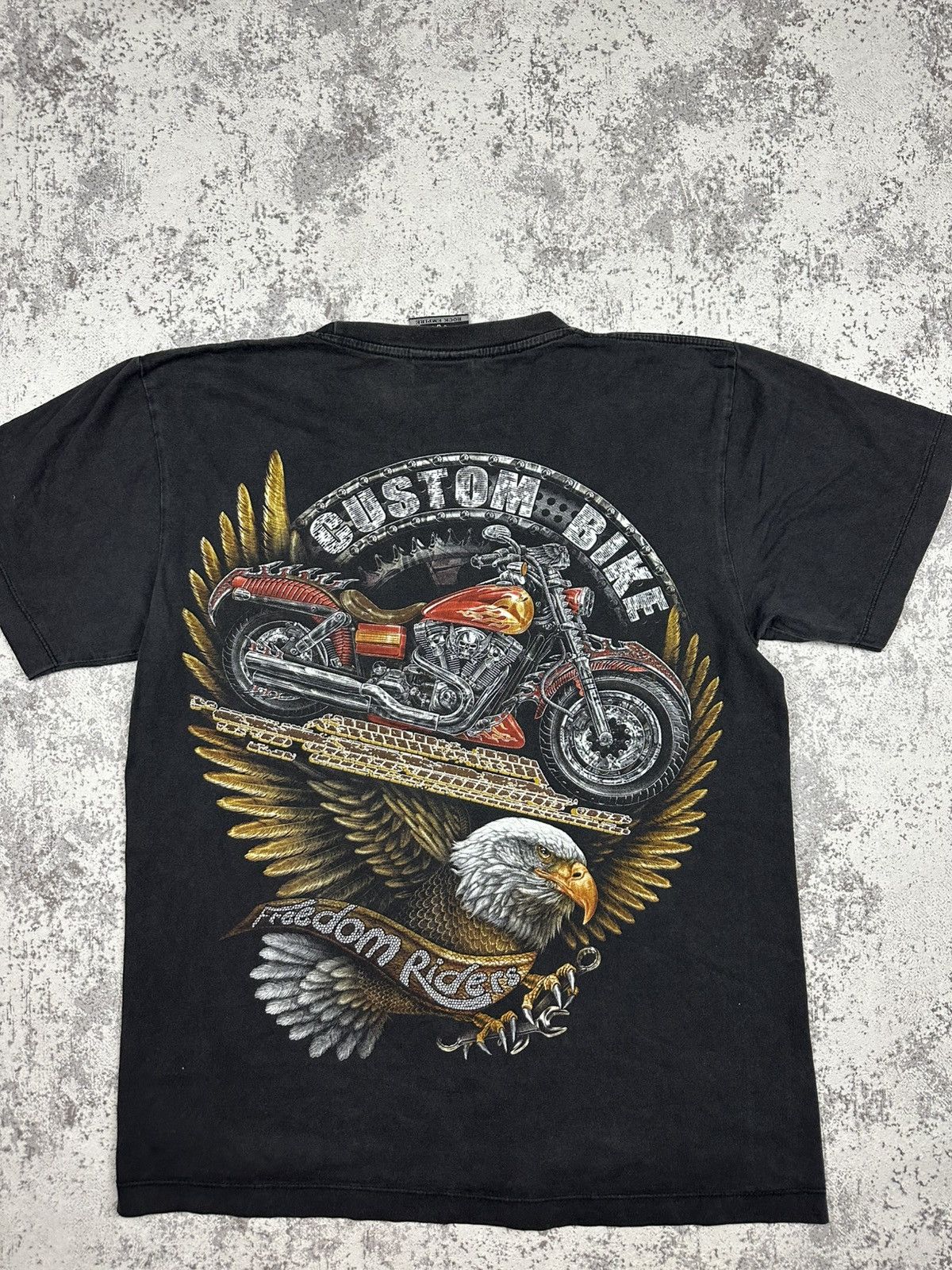 Band Tees T-shirt Custom Eagle Biker Tee Vintage Rock Empire Size US M / EU 48-50 / 2 - 10 Thumbnail