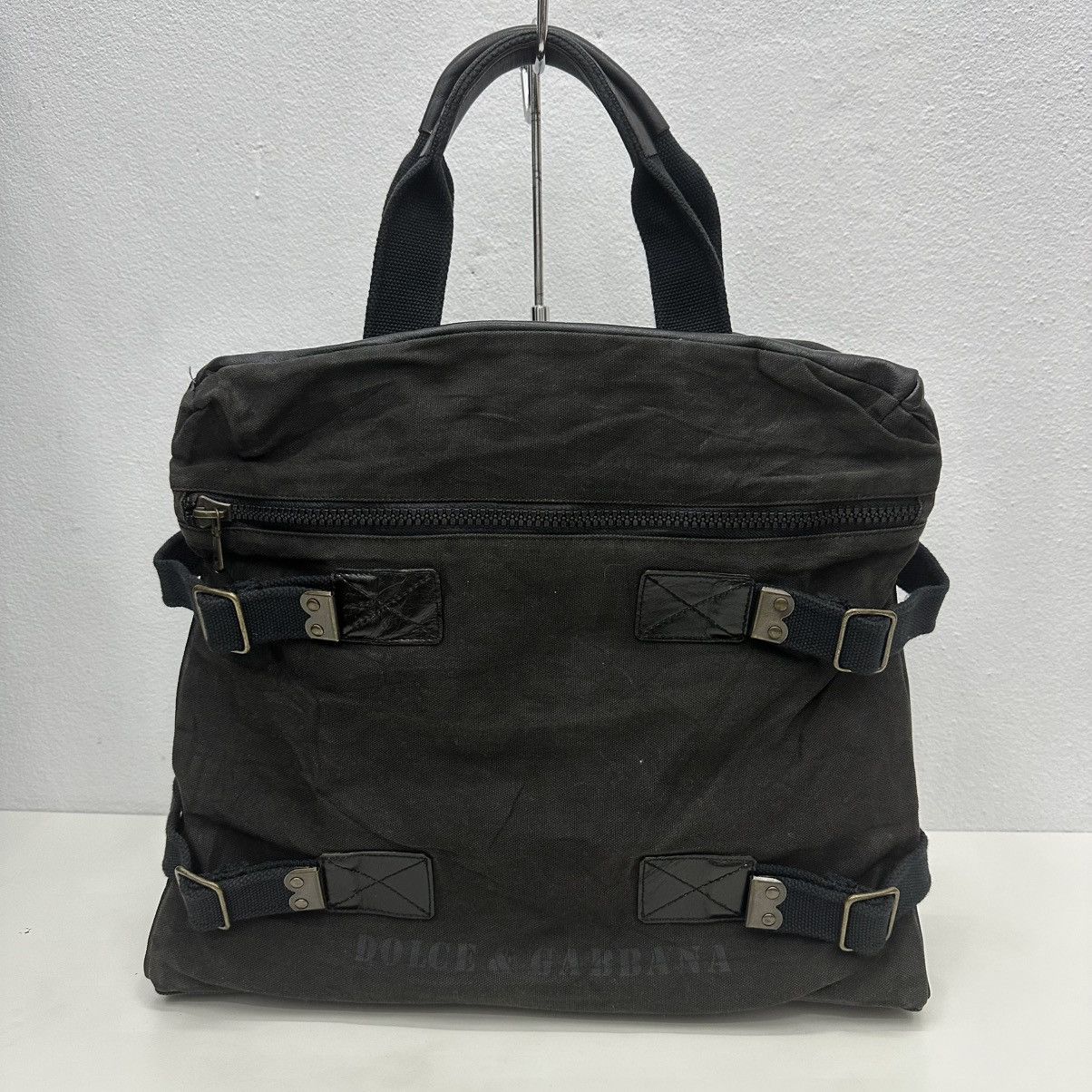 Dolce & Gabbana ‼️YES‼️D&G TACTICAL REVERSIBLE CARRY TOTE BAG LEATHER CANVAS Size ONE SIZE - 2 Thumbnail