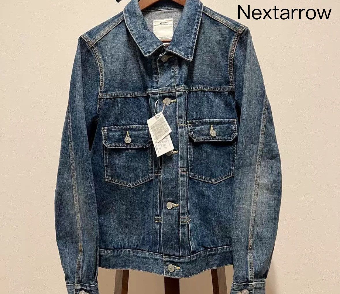 ジャケット・アウター Visvim SS 101 JKT DAMAGED SS 101 Damaged Denim JKT in 1010 Washed Indigo – Blue Owl