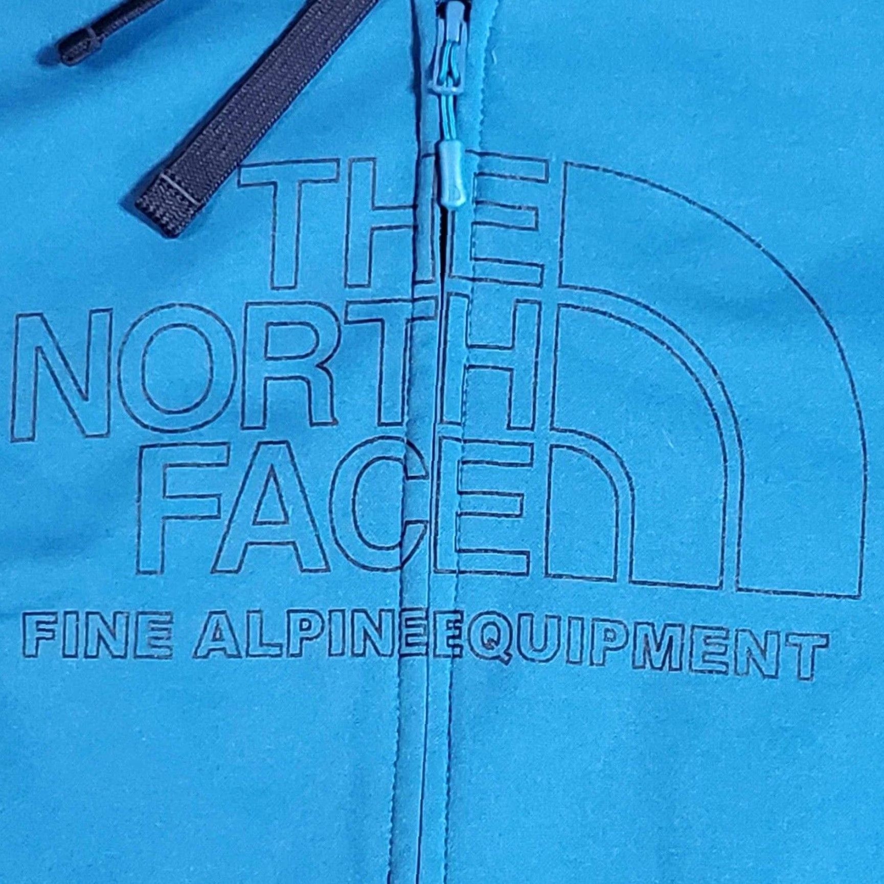 The North Face VINTAGE The North Face Hoodie Men Medium Blue Fleece Full Zip Sweatshirt Hiking M Size US M / EU 48-50 / 2 - 2 Thumbnail