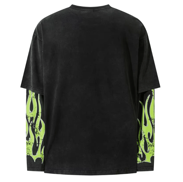Japanese Brand × Vintage "Green 88-L" Two Pieces T-shirt Size US L / EU 52-54 / 3 - 4 Thumbnail