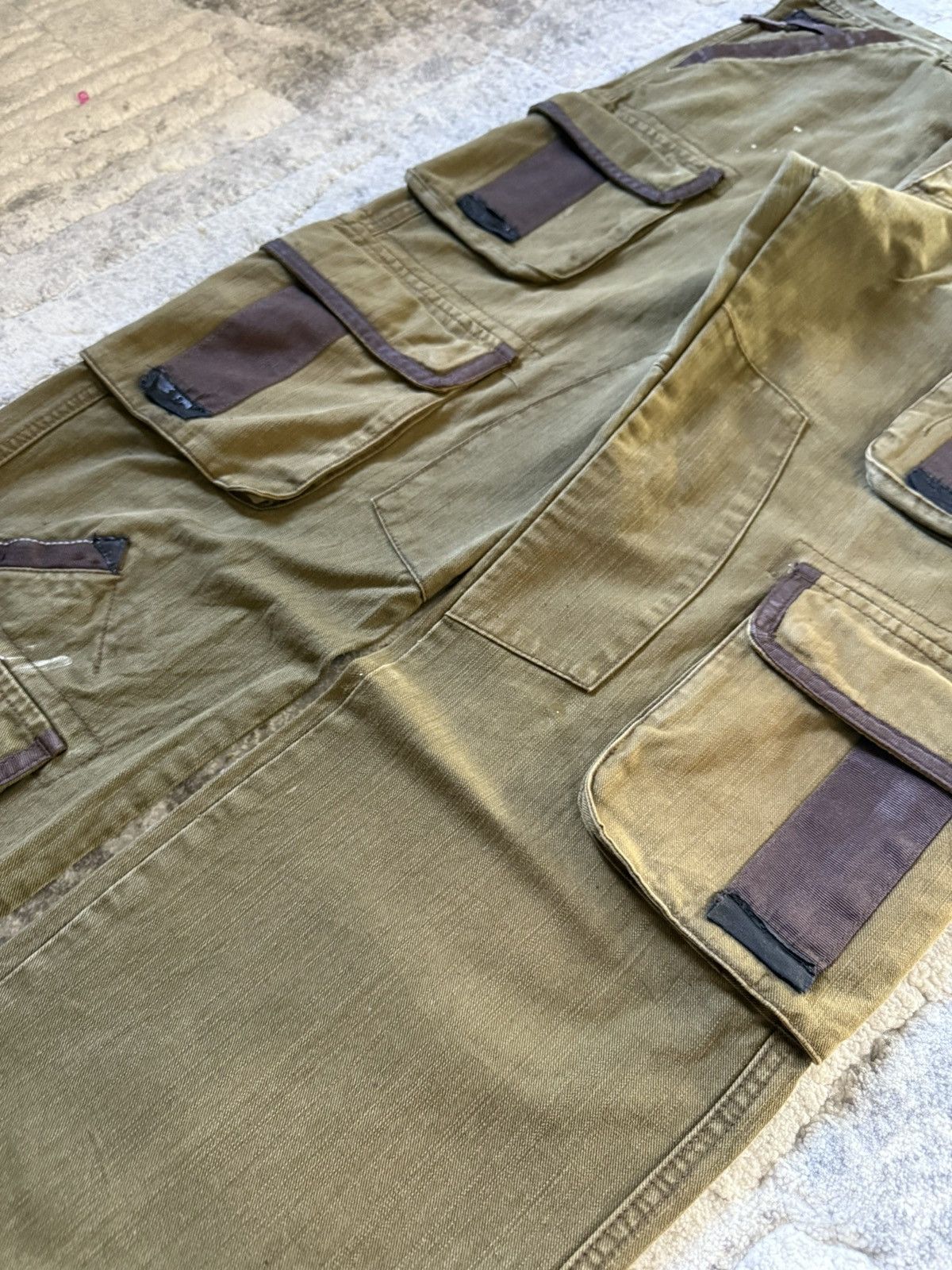 Pelle Pelle Pelle pelle Multi Pocket Parachute Baggy Cargo Pants Size US 38 / EU 54 - 9 Thumbnail