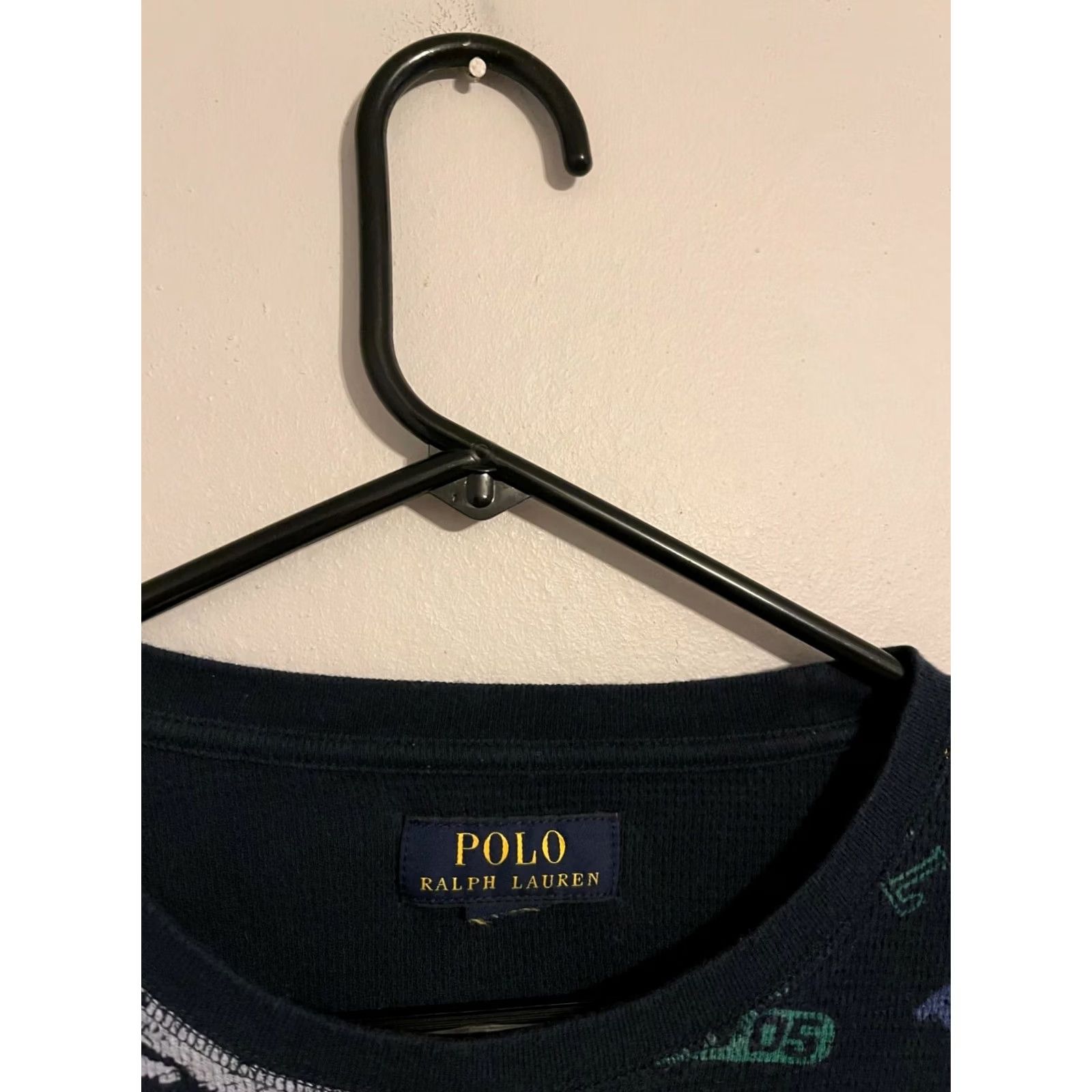 Polo Ralph Lauren Polo Ralph Lauren L/S P Wing RL 67 All Over Thermal Waffle L/S Shirt - Men's S Shirt Regular Cotton Blue Varsity P Wing 90s? Size US S / EU 44-46 / 1 - 4 Thumbnail