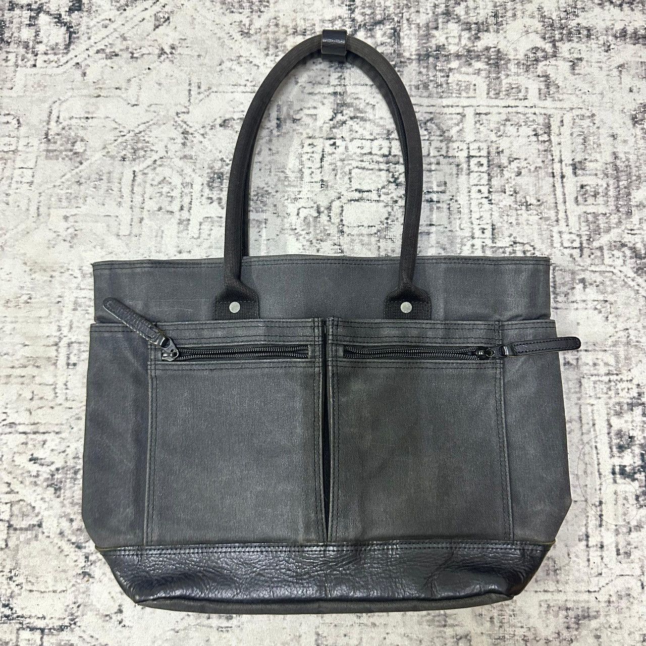Porter Porter Yoshida & Co Tote Bag Japan – Canvas & Leather Bottom Size ONE SIZE - 1 Thumbnail