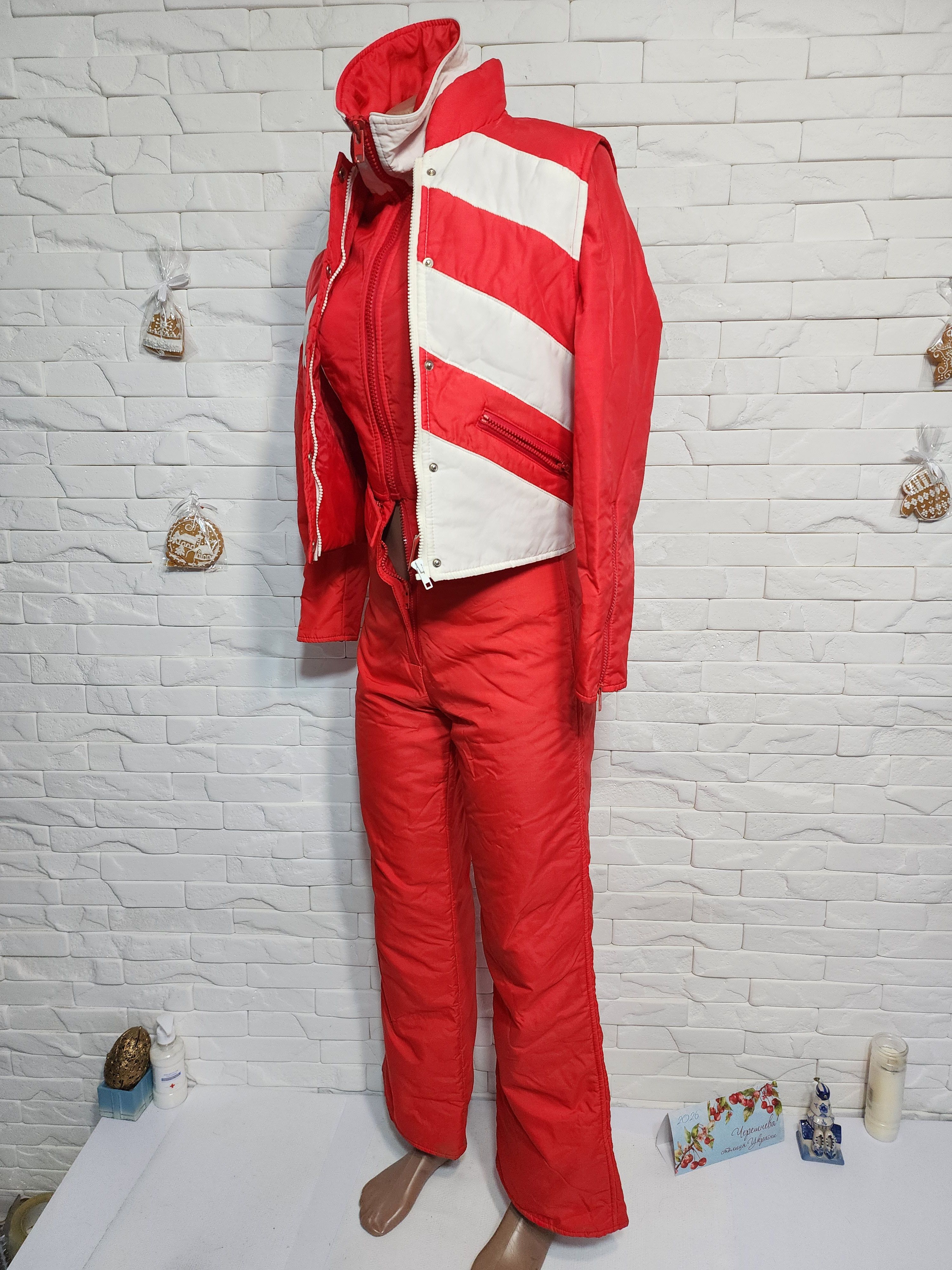 Other Chic Red Women's Ski Suit:Size XS Size 28" / US 6 / IT 42 - 2 Thumbnail