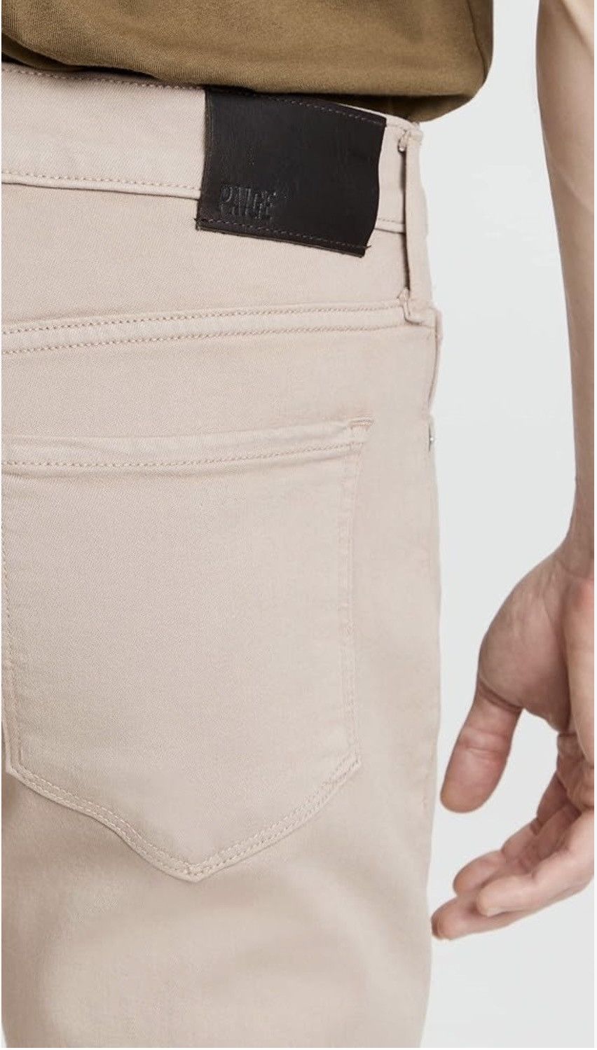 Paige Transcend Lennox 32” Slim Jean ‘Toasted Almond’ Size US 32 / EU 48 - 4 Thumbnail