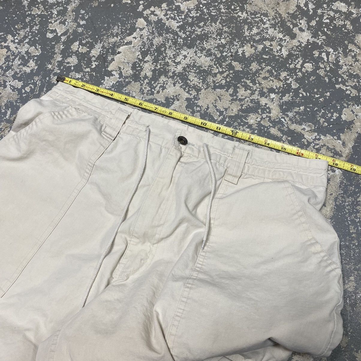 JNCO × Levi's × Vintage Vintage Levi’s SilverTab Cargo Tan Baggy Parachute Pants 90s Size US 35 - 11 Thumbnail