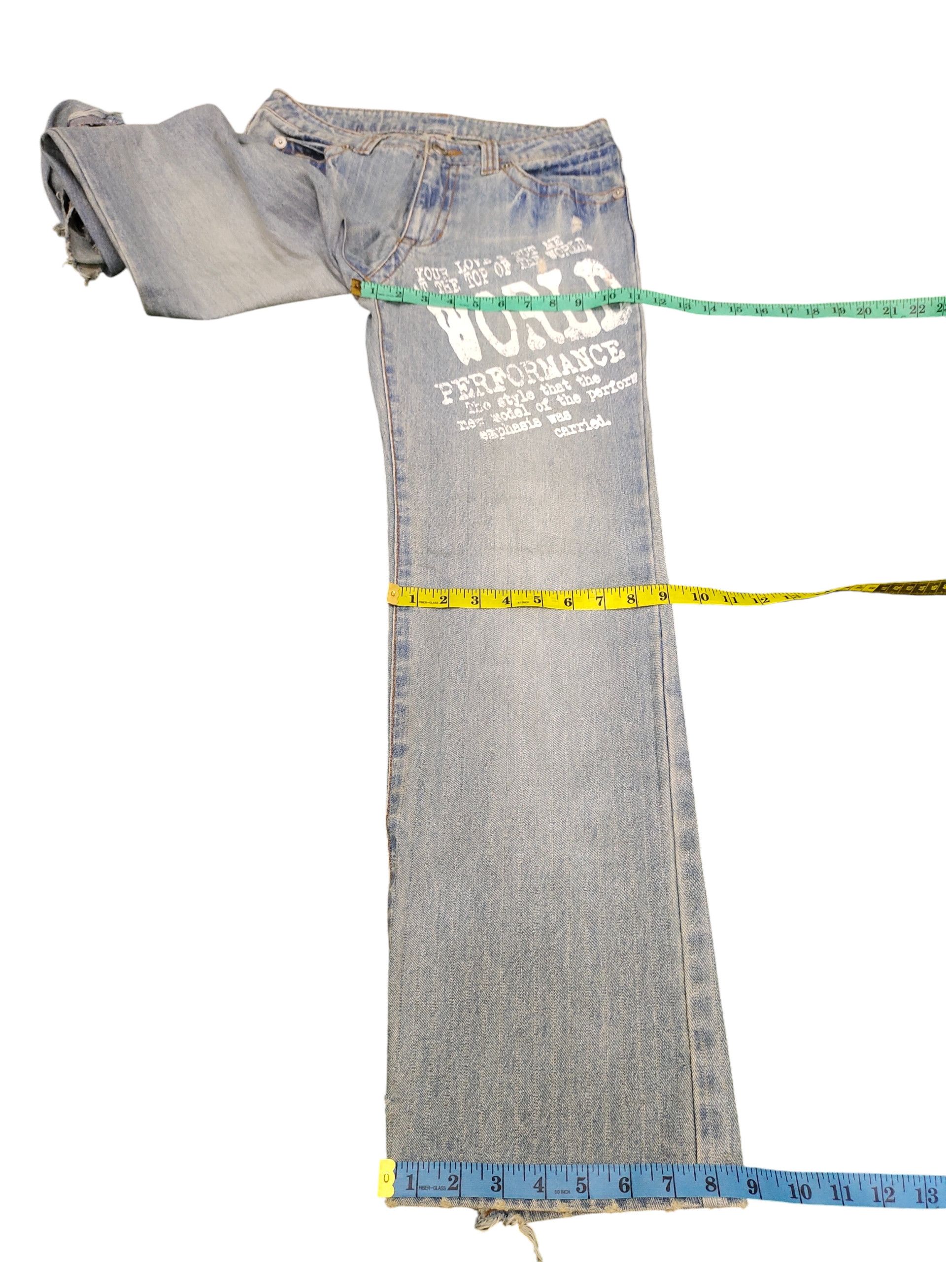 Number (N)ine × Undercover Japanese Brand Explanation World Clawmark Distress Jeans Size US 30 / EU 46 - 17 Thumbnail