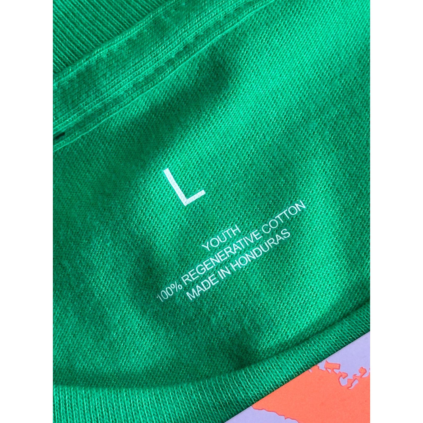 Apple Rare Today at Apple Green Cotton T-Shirt Size L (Youth) Size XS / US 0-2 / IT 36-38 - 3 Thumbnail