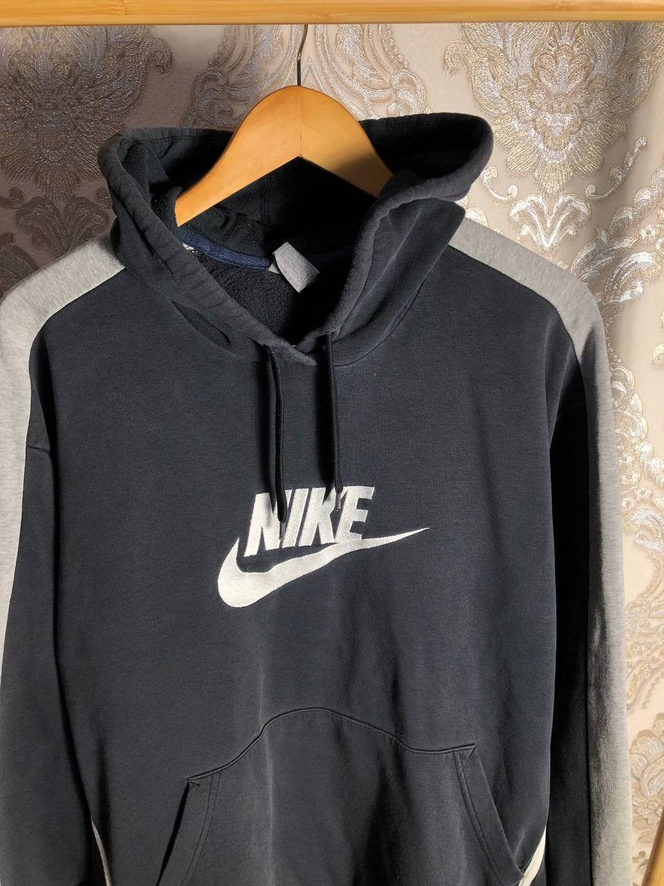 Nike × Vintage VERY RARE NIKE BIG LOGO SWOOSH HOODIE JAPAN STYLE RETRO 90s Size US XL / EU 56 / 4 - 2 Thumbnail