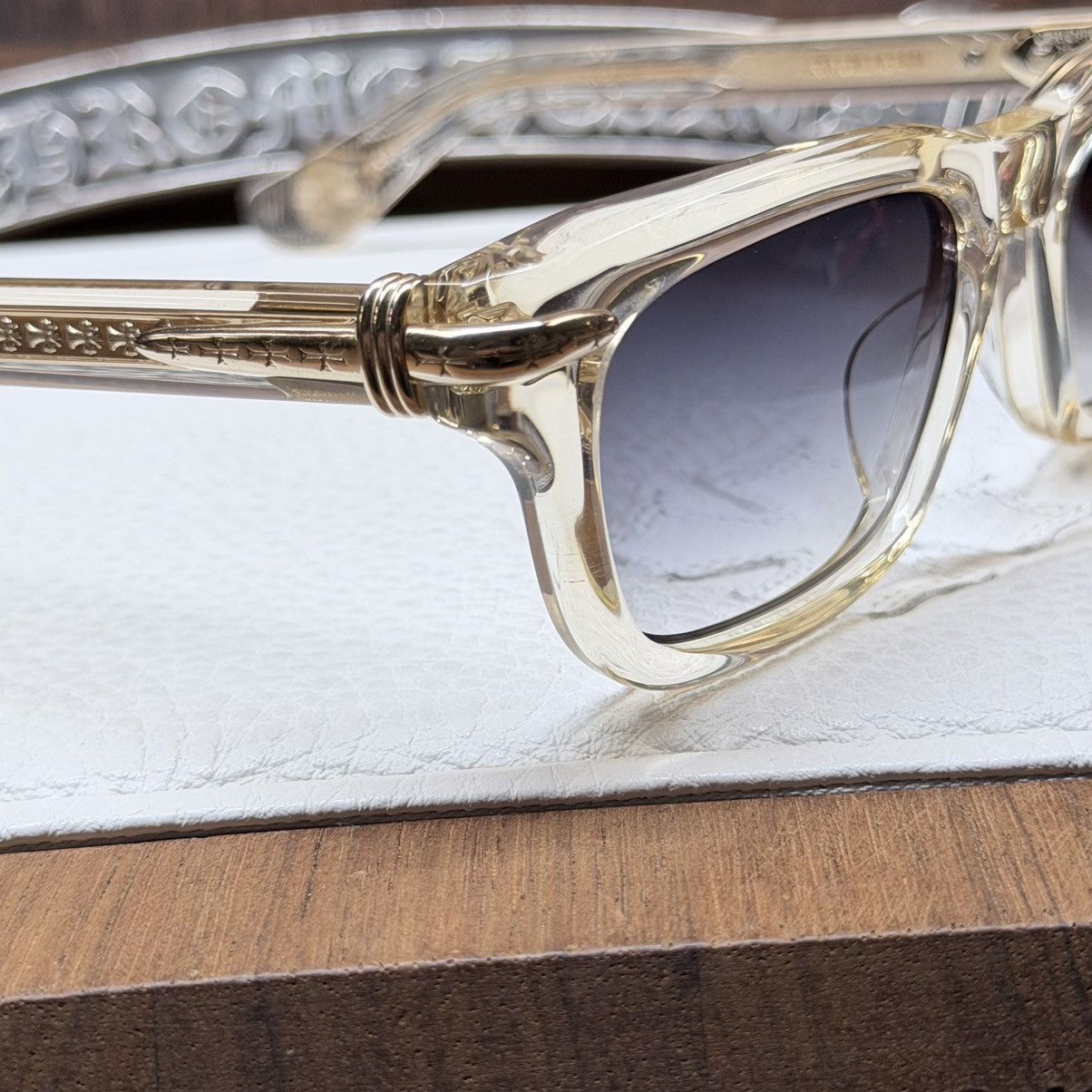 Chrome Hearts Chrome Hearts TRYPOLEAGAIN Glasses Size ONE SIZE - 6 Thumbnail