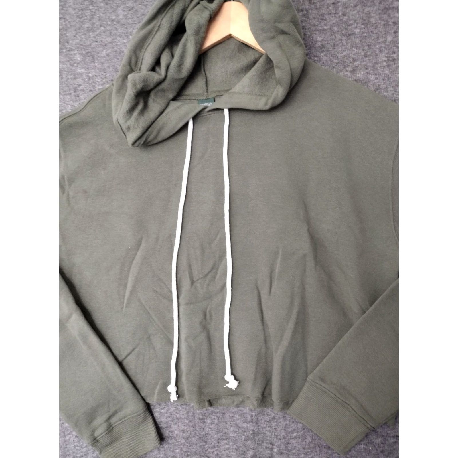 Vintage VINTAGE Wild Fable Crop Hoodie Women's Shirt Adult S Olive Green 331-11-2052 Size S / US 4 / IT 40 - 7 Thumbnail