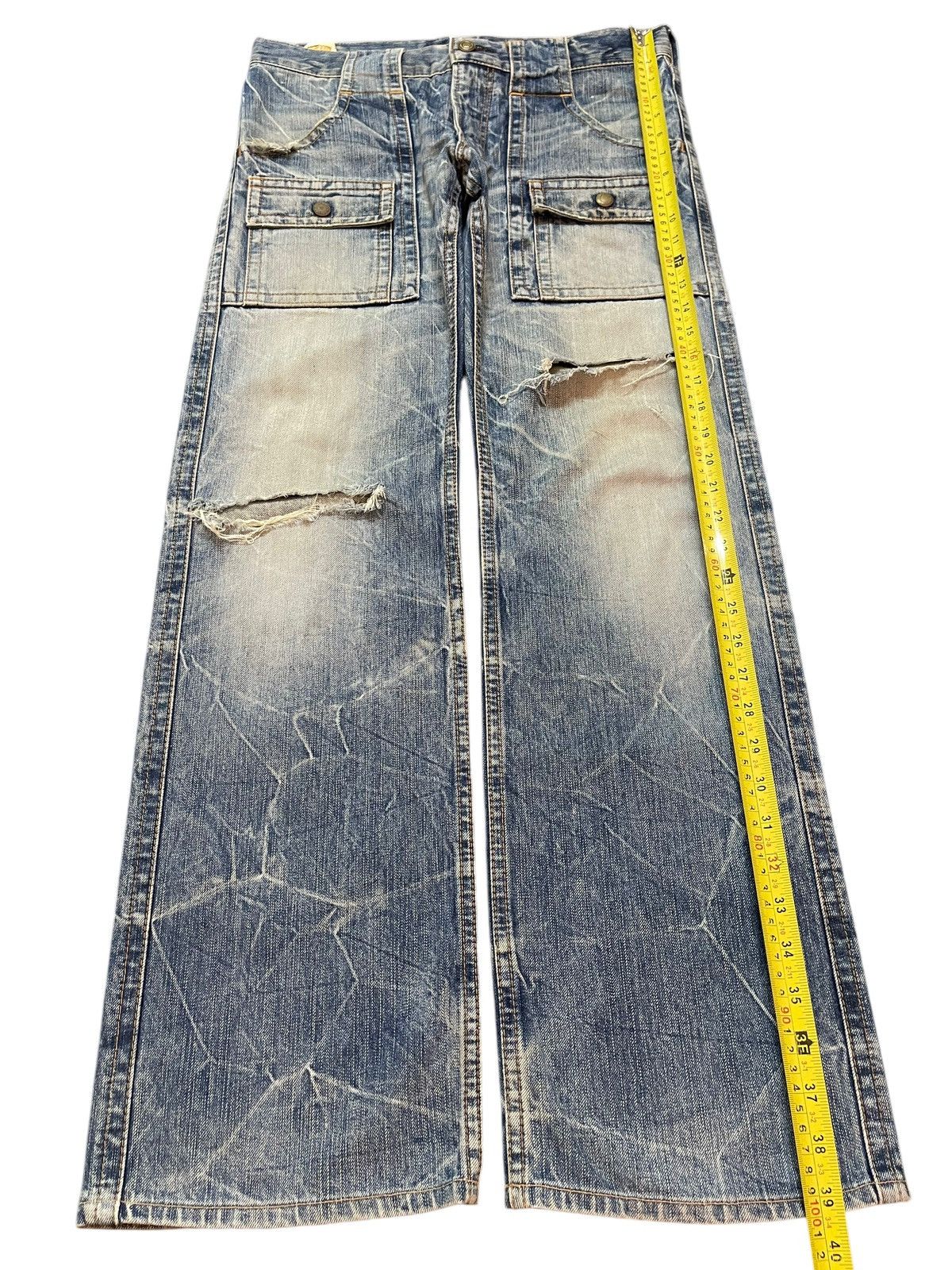 Hysteric Glamour Vintage Japanese Brand Bush Pants Thunder Wash Baggy Jeans Size US 32 / EU 48 - 14 Thumbnail