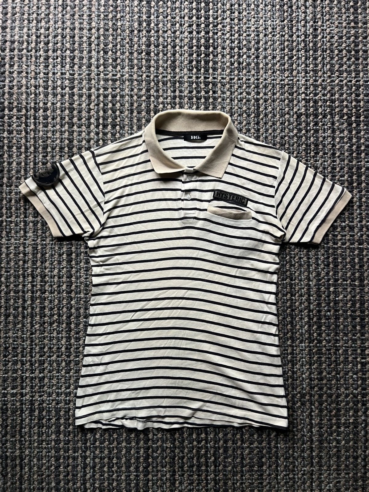 Hysteric Glamour Hysteric Glamour Patchwork Rare Y2K Polo T-Shirt Size US S / EU 44-46 / 1 - 1 Thumbnail