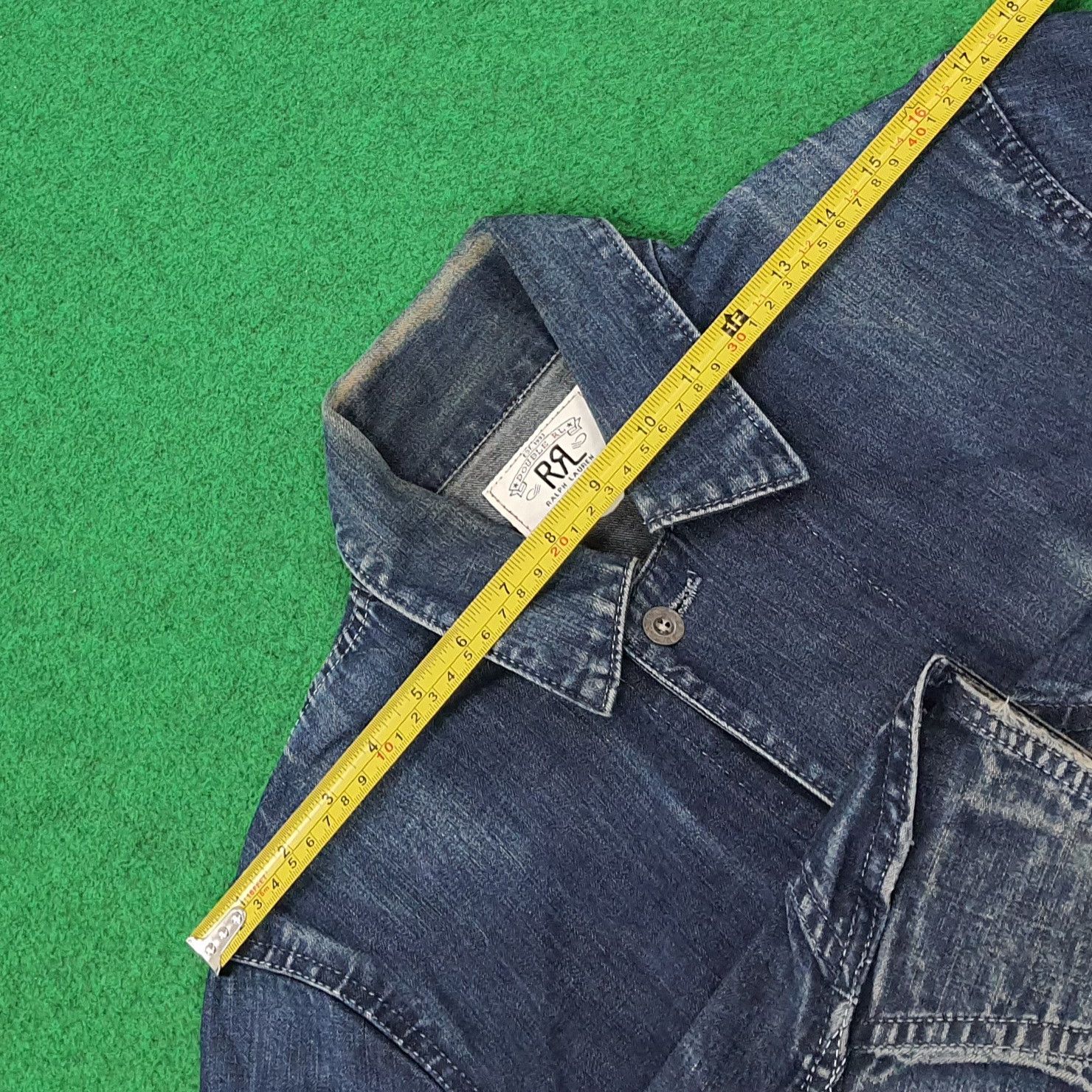 RRL Ralph Lauren Vintage RRL Ralph Lauren Denim Chore Jacket C274N15 Size US S / EU 44-46 / 1 - 10 Thumbnail