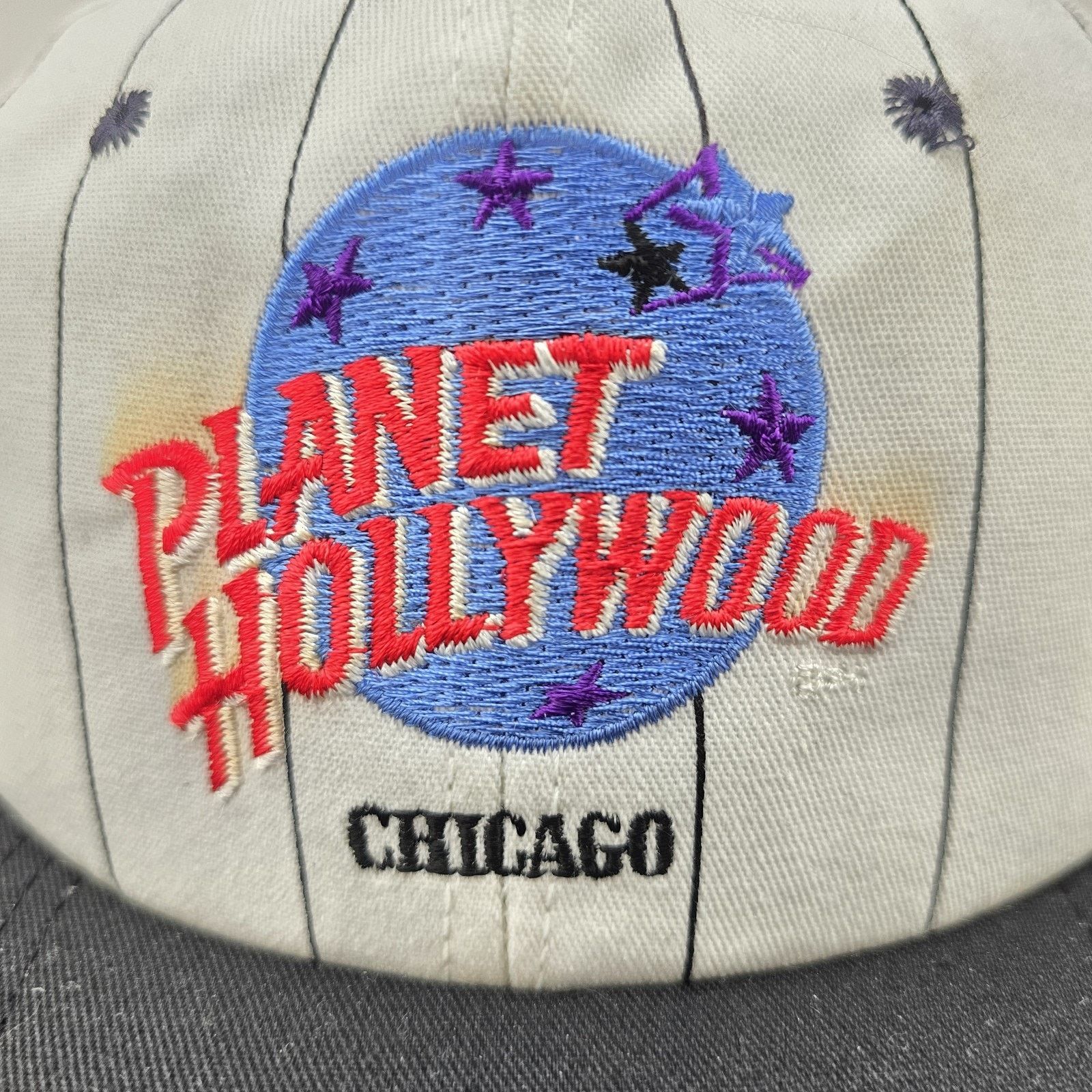 Planet Hollywood Vintage Planet Hollywood Pinstripe SnapBack Hat Cap Chicago Size ONE SIZE - 2 Thumbnail