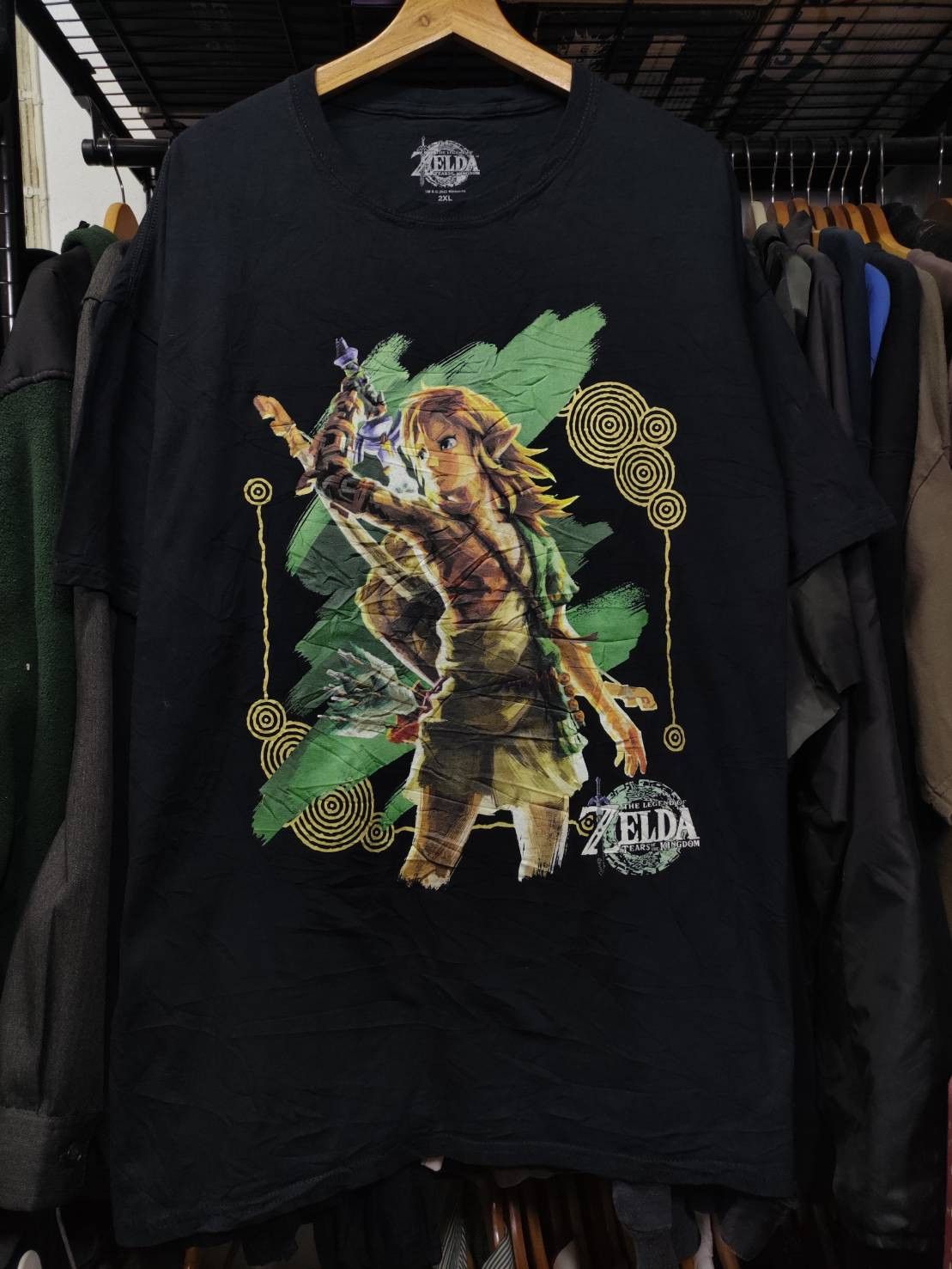 Nintendo The Legend of Zelda " Tears of the Kingdom " Game Promo Size US XXL / EU 58 / 5 - 2 Thumbnail