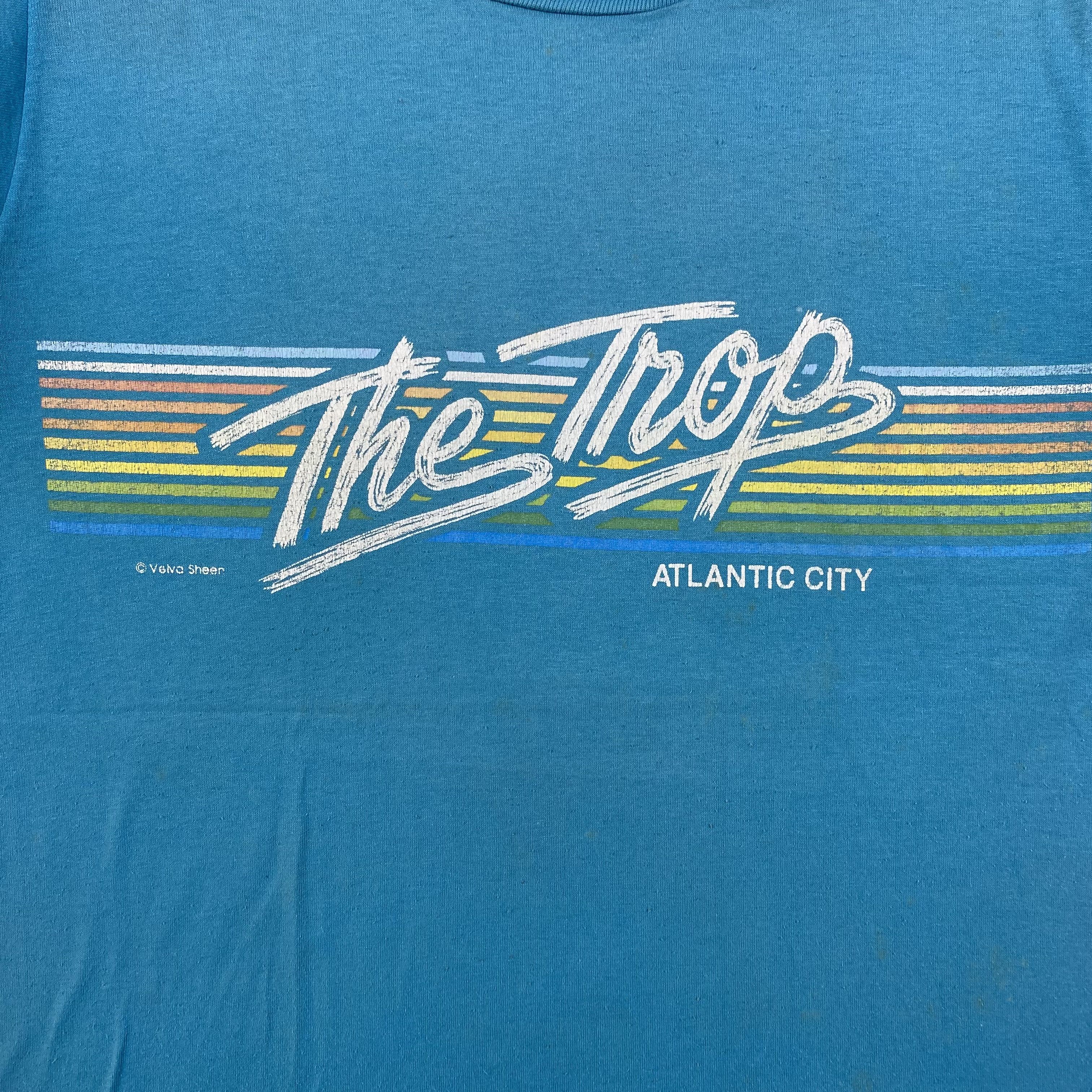 Vintage Vintage 80s The Trop Atlantic Rainbow Stripe TSHIRT-M047 Size US S / EU 44-46 / 1 - 4 Thumbnail