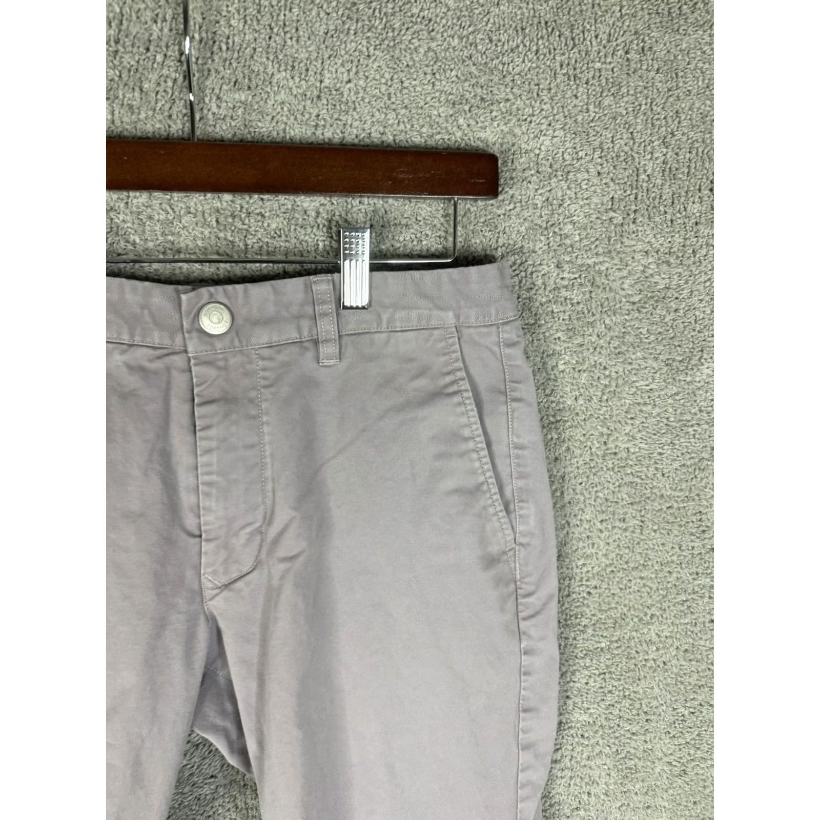 Bonobos VINTAGE? No. Bonobos Chino Pants Mens 31x32 Purple Stretch Cotton Twill Slim Fit Casual Business Size US 31 - 3 Thumbnail