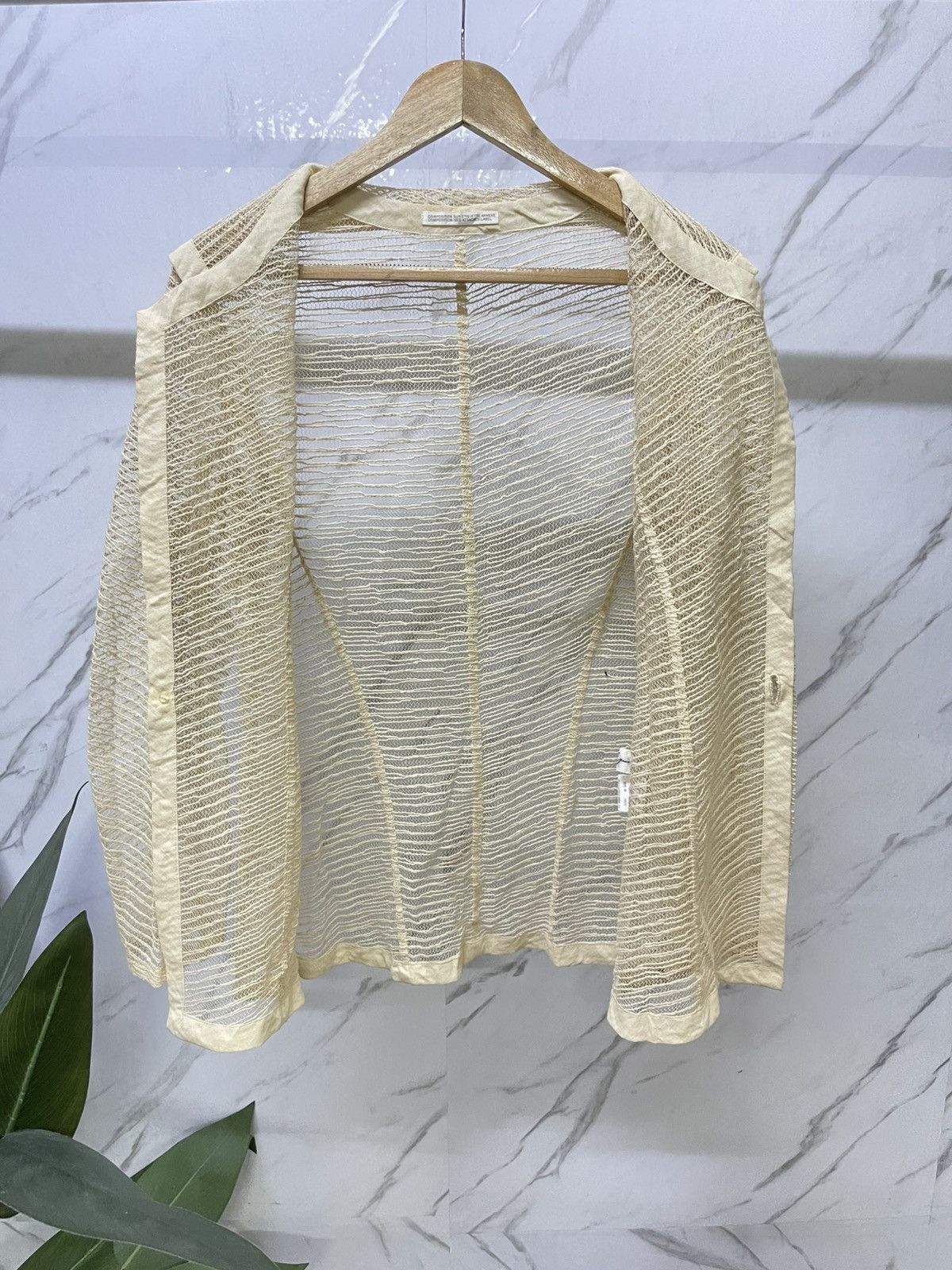 Yohji Yamamoto Yohji Yamamoto Mesh Cardigan Size M / US 6-8 / IT 42-44 - 3 Thumbnail
