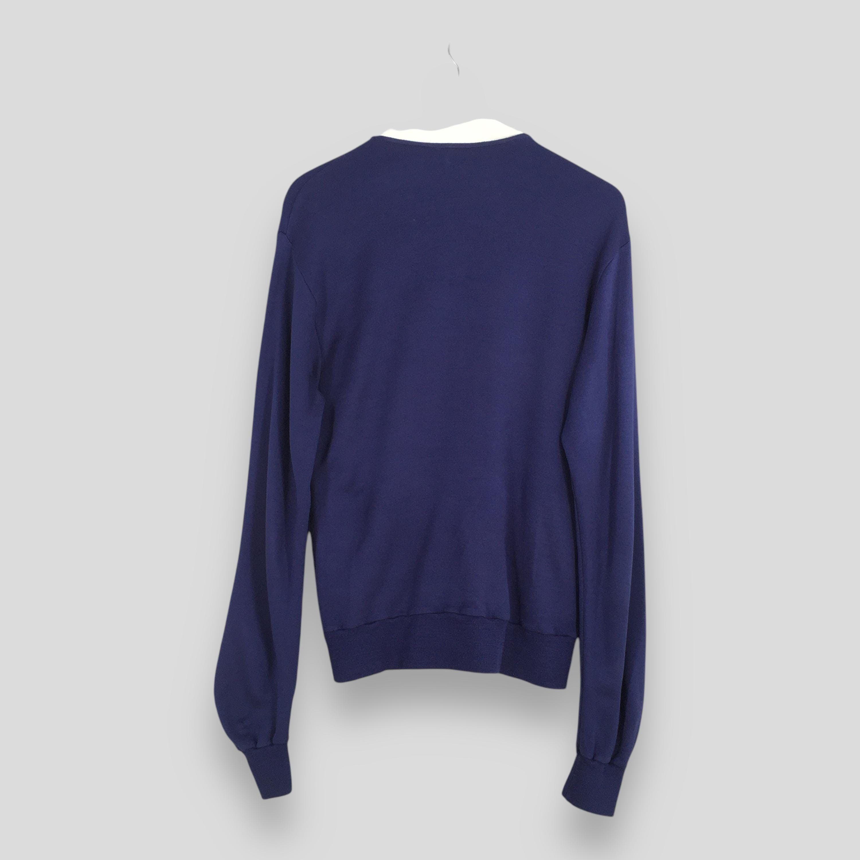 Lacoste Vintage 90s Lacoste Stripes Zipper Sweatshirts Large Size US L / EU 52-54 / 3 - 6 Thumbnail