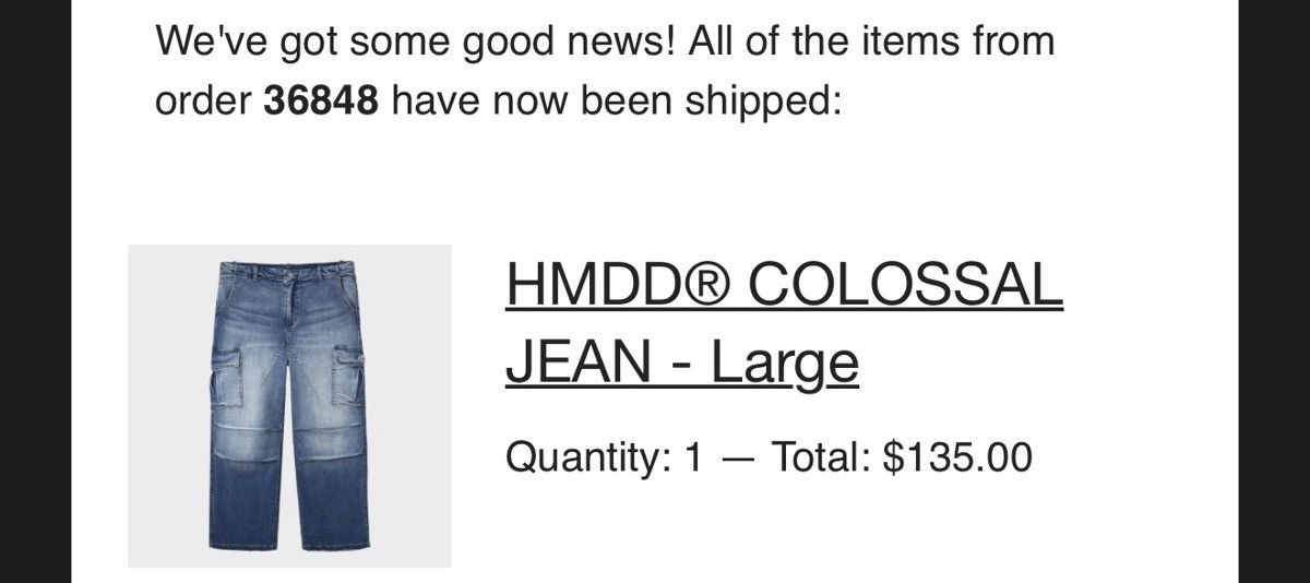 HMDD COLOSSAL JEAN Size US 36 / EU 52 - 5 Thumbnail