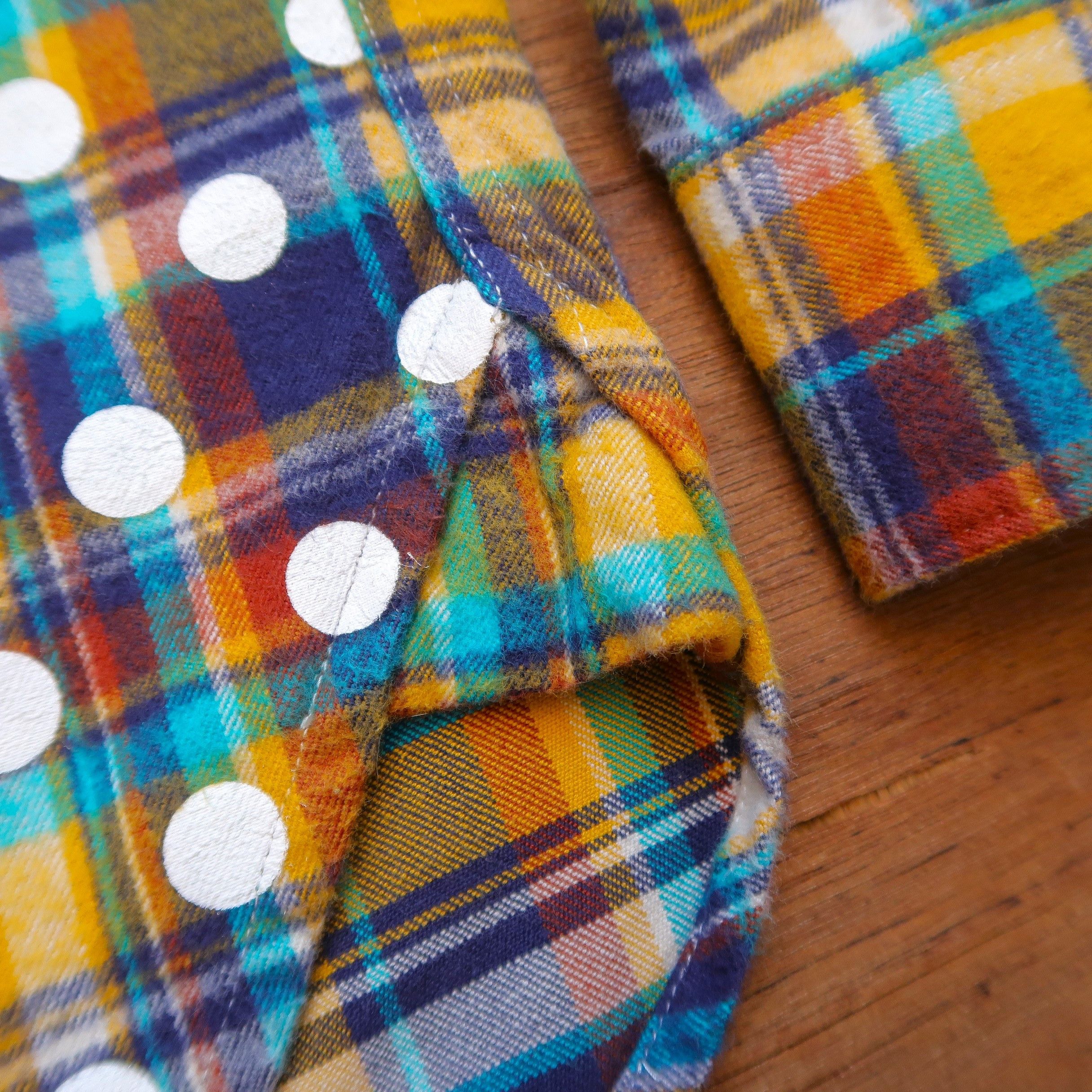 Issey Miyake Vintage Issey Miyake Mercibeaucoup Polka Dot Flannel Shirt Size US M / EU 48-50 / 2 - 11 Thumbnail