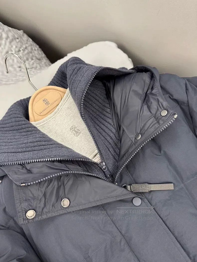 Brunello Cucinelli Brunello Cucinelli Puffer Jacket Size XS / US 0-2 / IT 36-38 - 2 Thumbnail