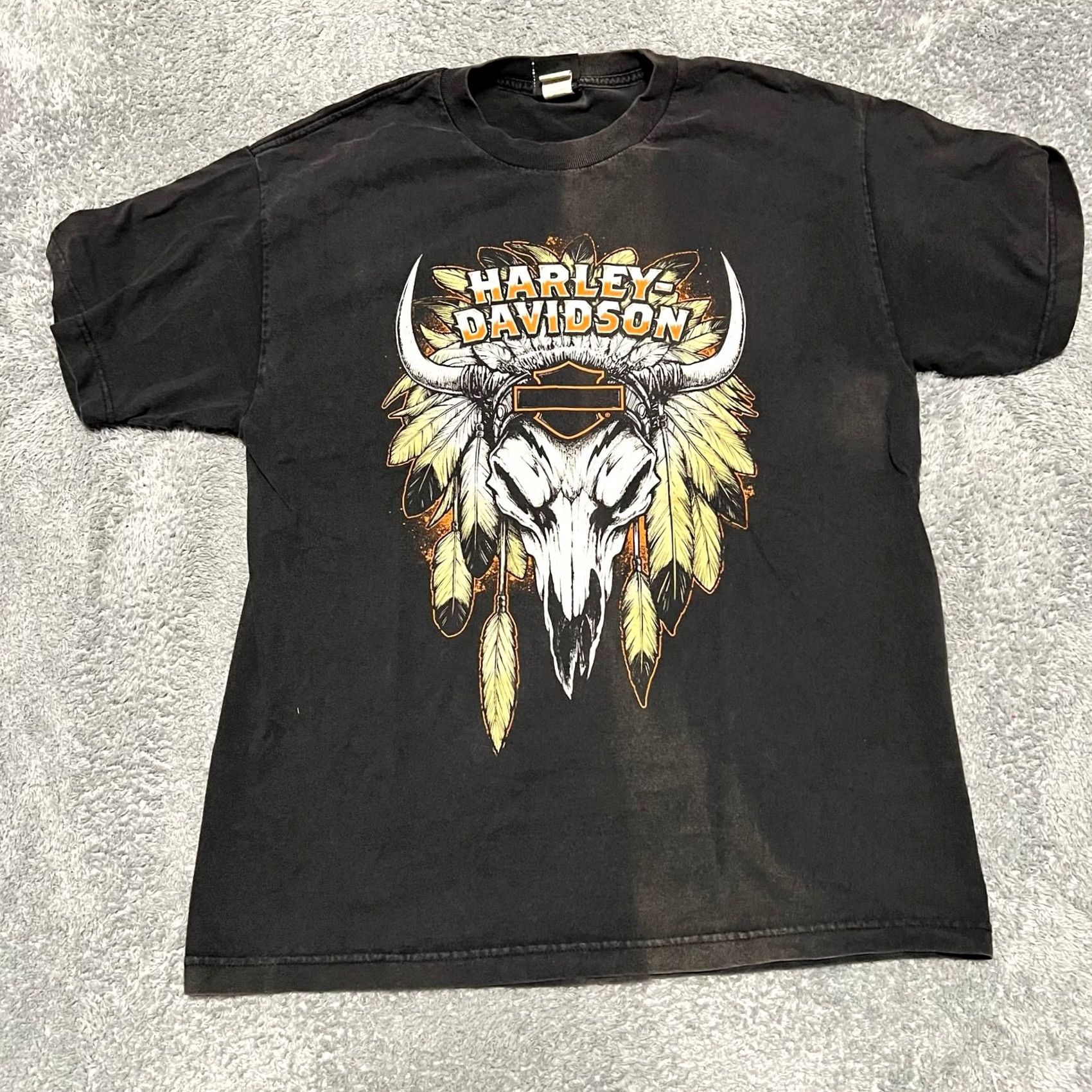 Harley Davidson Harley Davidson Shirt Mens Large Tshirt Scottsdale Arizona Motorcycle fading Black L Regular Mens Size US L / EU 52-54 / 3 - 2 Thumbnail