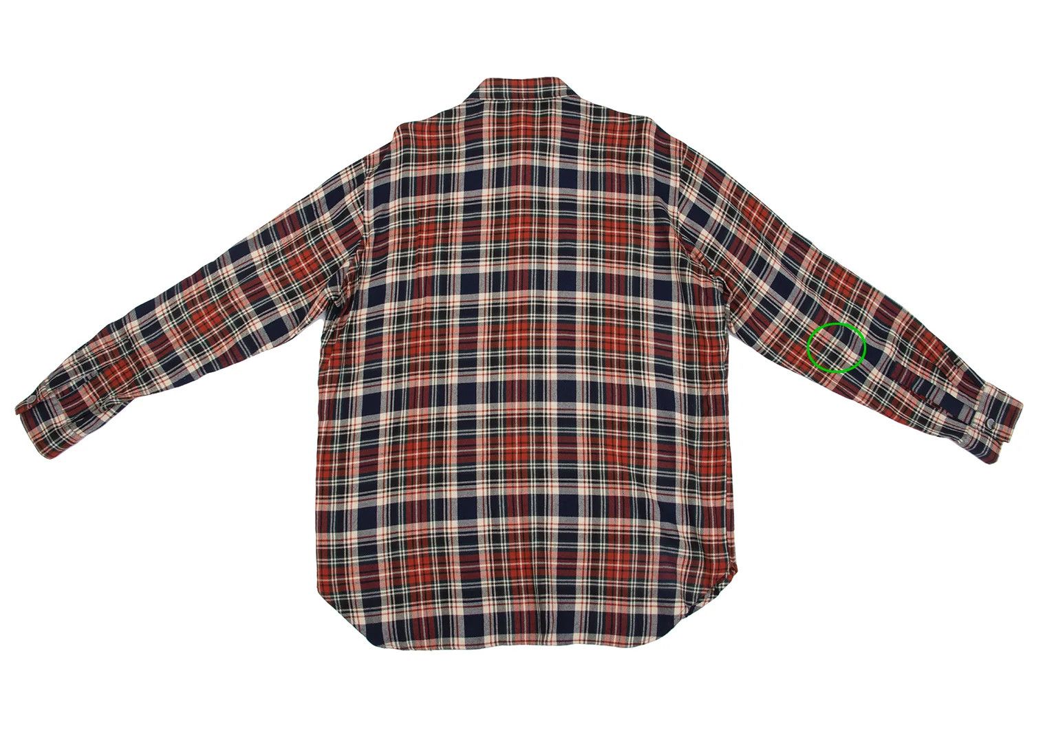 Yohji Yamamoto Yohji Yamamoto Rayon Wool Check Shirt Red Navy M Size US M / EU 48-50 / 2 - 15 Thumbnail