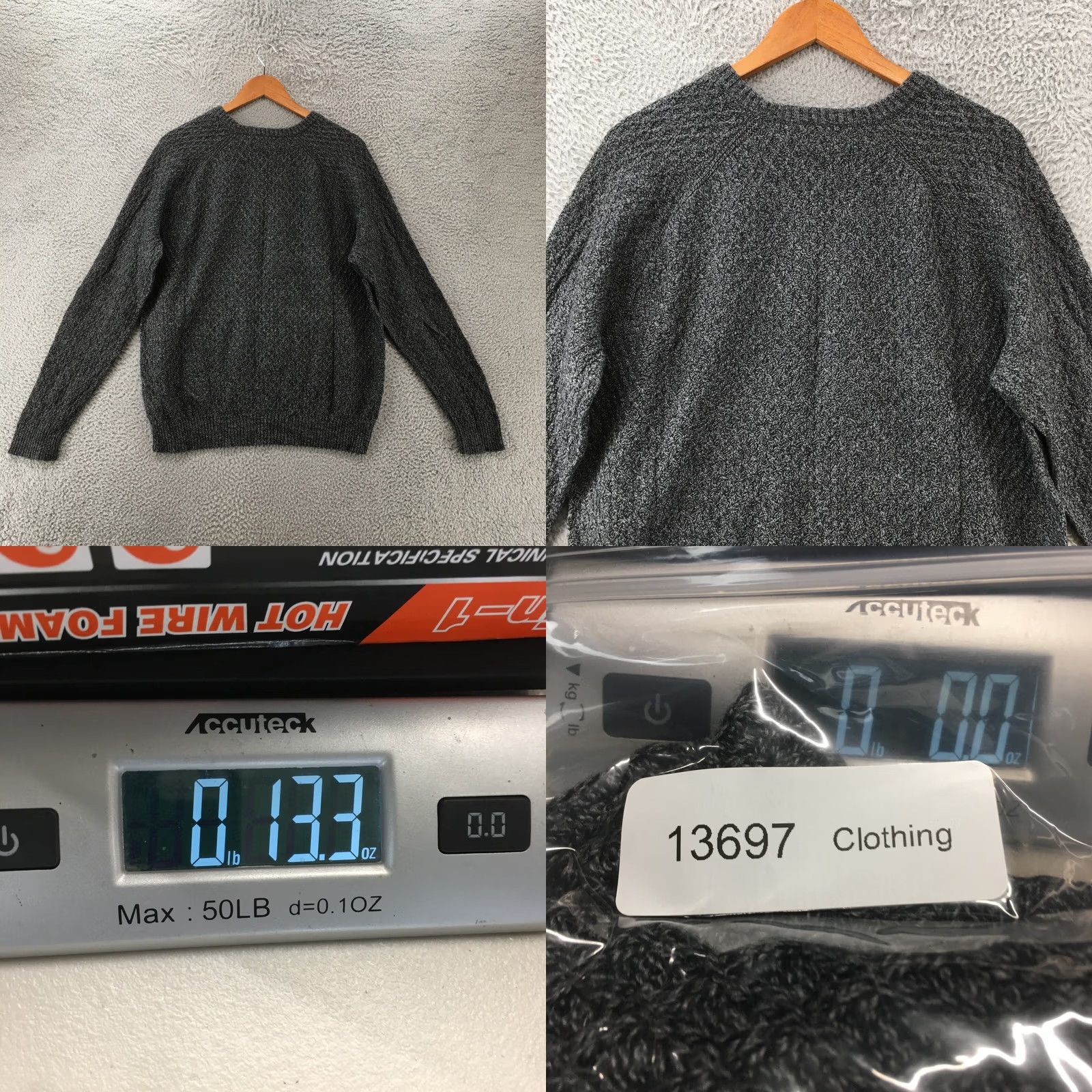 Banana Republic Banana Republic Pullover Sweater Womens Large Cotton Wool Blend Knitted Cozy Casual Fall Winter Knit Crew Neck Raglan Sleeve Mens Womens Girls Size L / US 10 / IT 46 - 8 Thumbnail