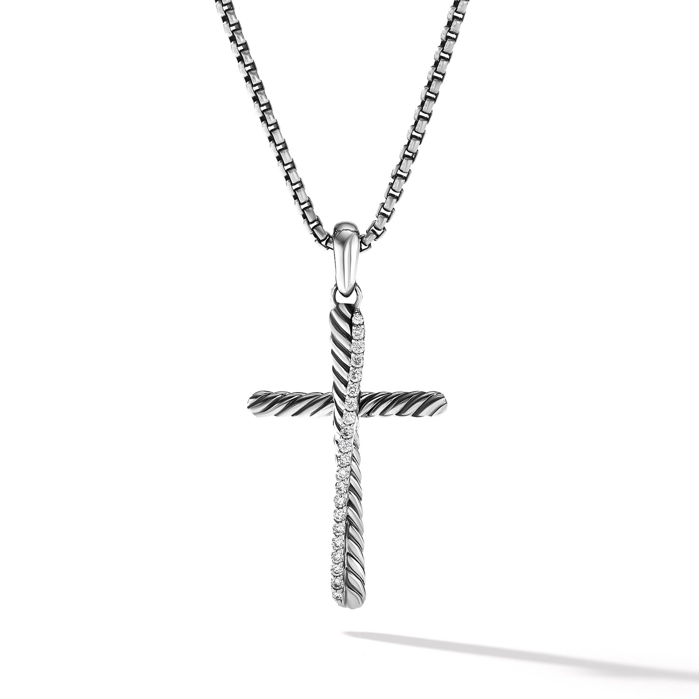 David Yurman o1w1db10526 D07374D Size:7/ Pendant in Silver with Diamond Size ONE SIZE - 1 Thumbnail