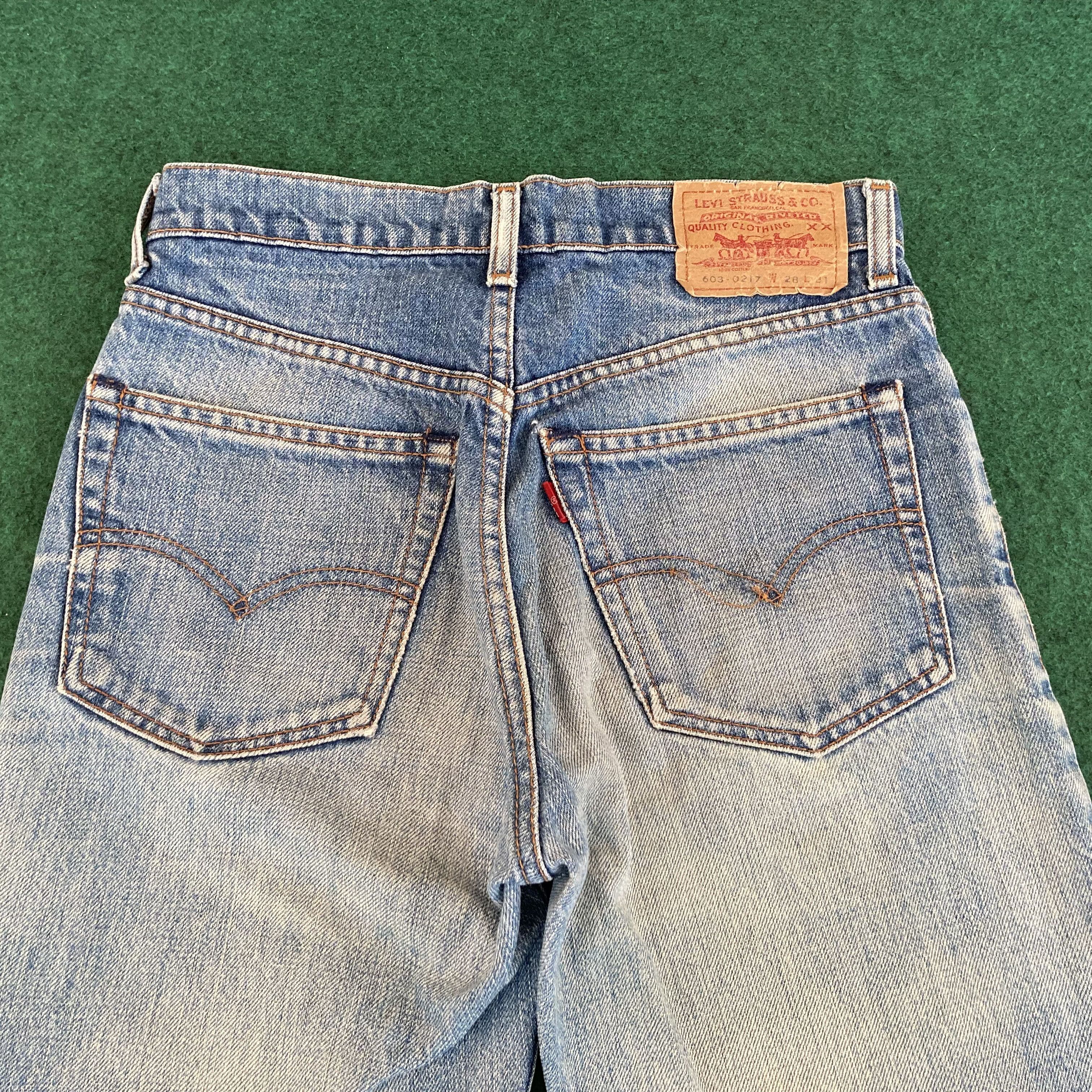 Levi's × Vintage Vtg Levis 603 Short Sz 27 Blue Jorts Jeans Size US 27 - 7 Thumbnail