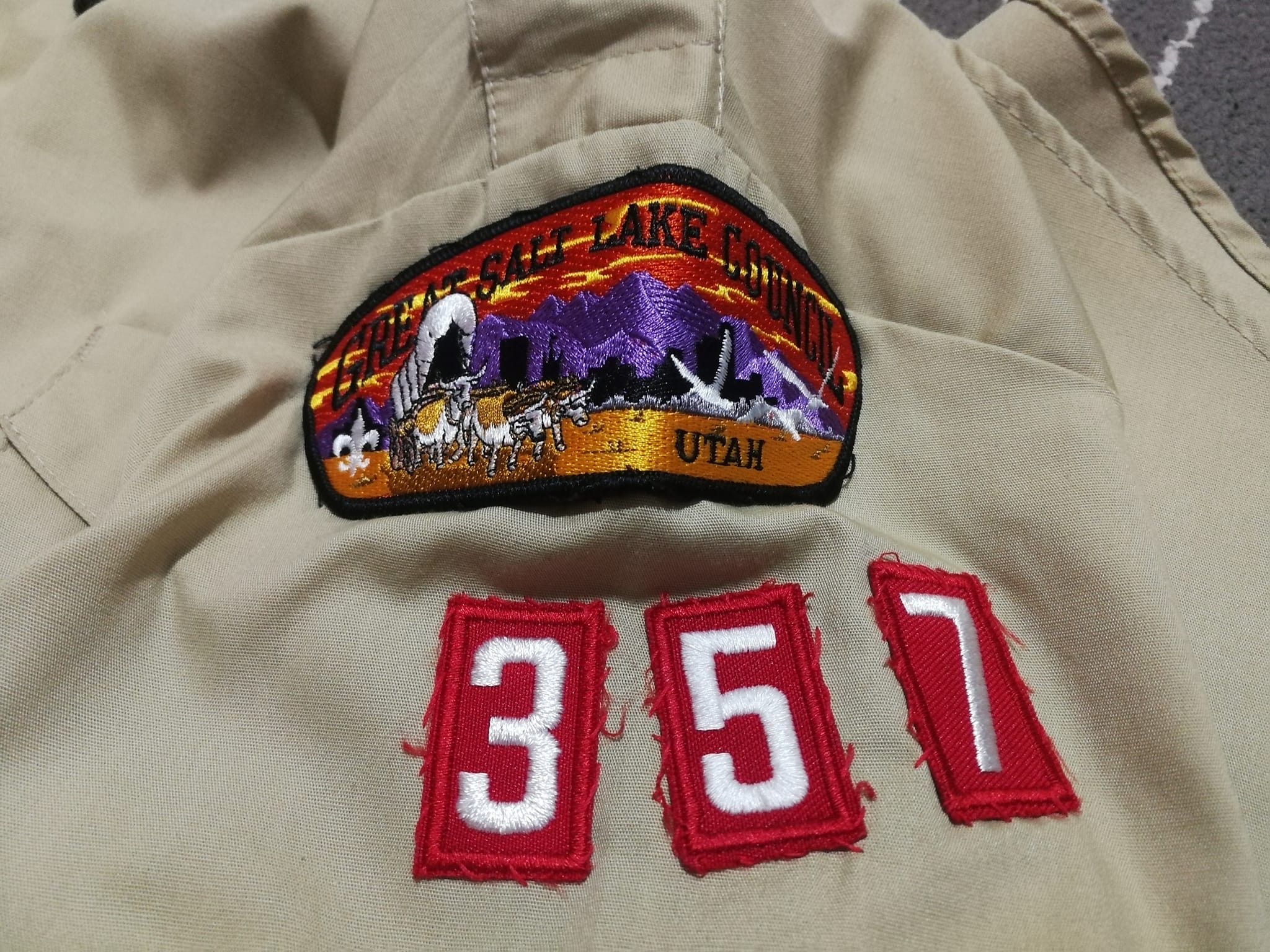 Vintage Vintage Boy Scouts America great salt lake utah council XL Size US XL / EU 56 / 4 - 5 Thumbnail