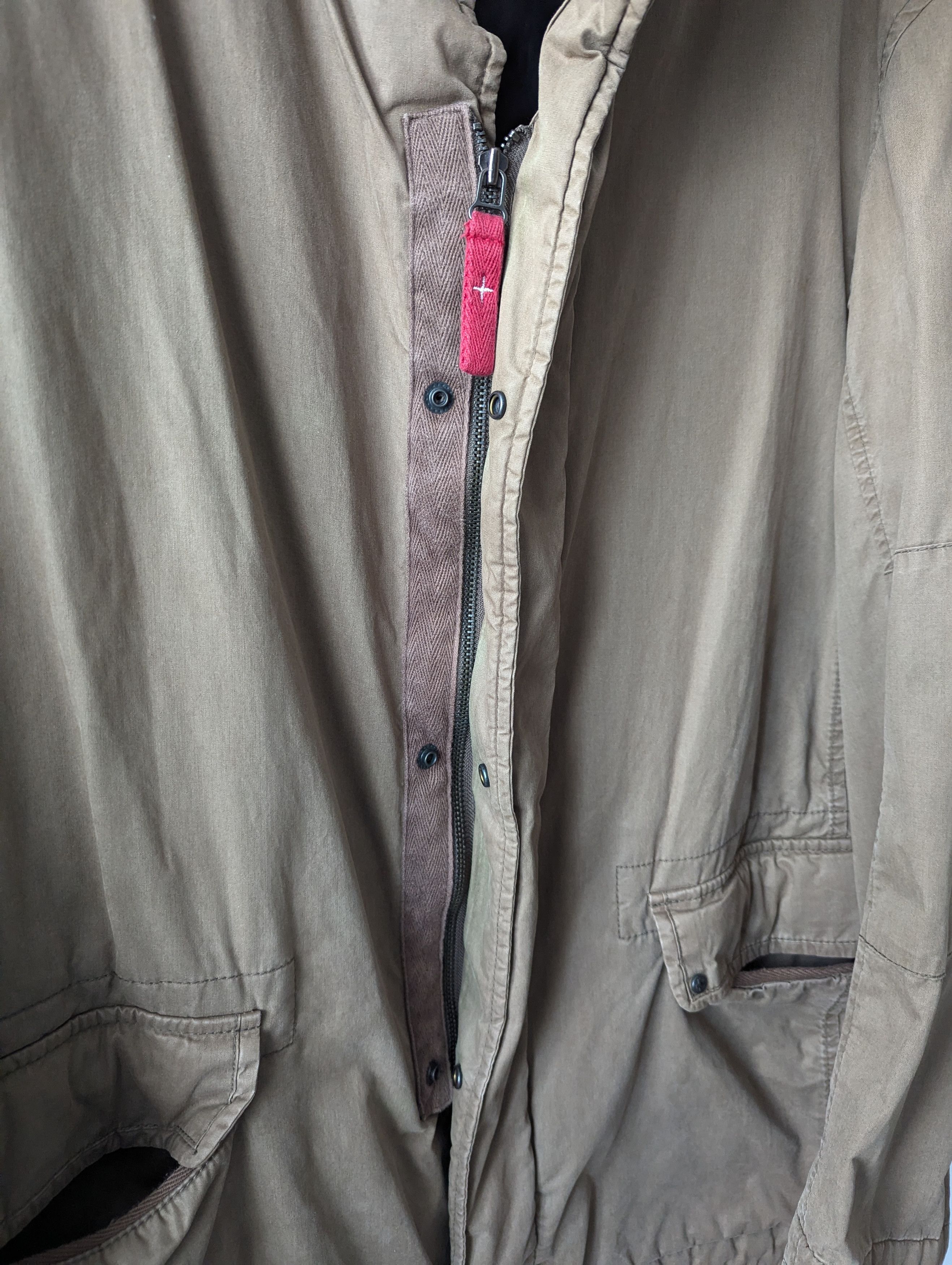 Strellson Vintage STRELLSON Swiss Military Zip Hooded Jacket beige Size US XL / EU 56 / 4 - 10 Thumbnail