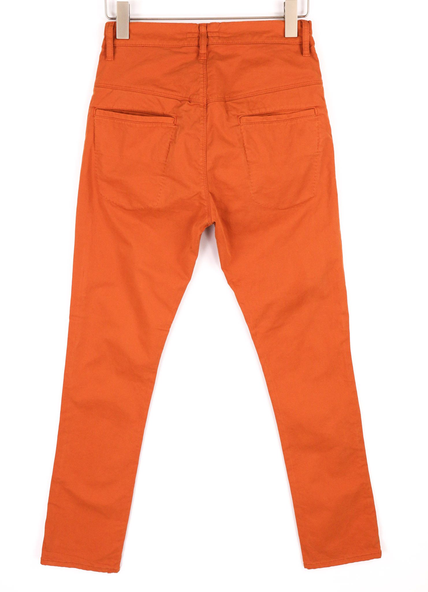 Nudie Jeans KHAKI SLIM W28/L30 Organic Warm Orange Zip Chino 82558 Size US 28 / EU 44 - 2 Thumbnail