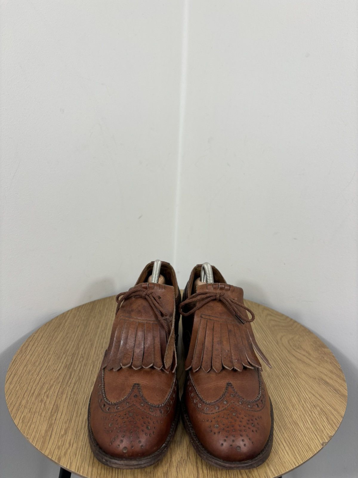 Crockett & Jones Crockett & Jones Women’s Brown Calf Leather Kiltie Brogues Size US 6 / IT 36 - 7 Thumbnail