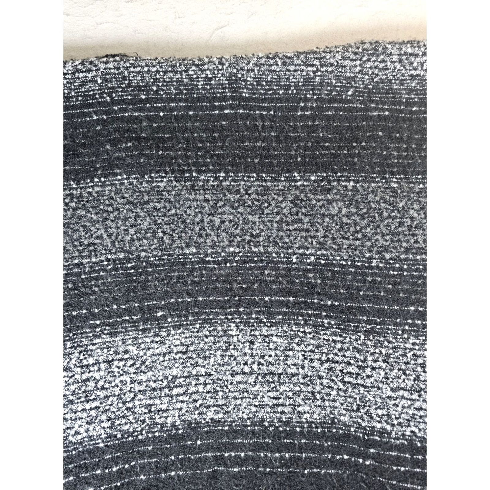 Vintage VINTAGE Woolrich Shawl Cape Wrap One Size Black & Gray Ombre Striped Polyester Women Size ONE SIZE - 7 Thumbnail